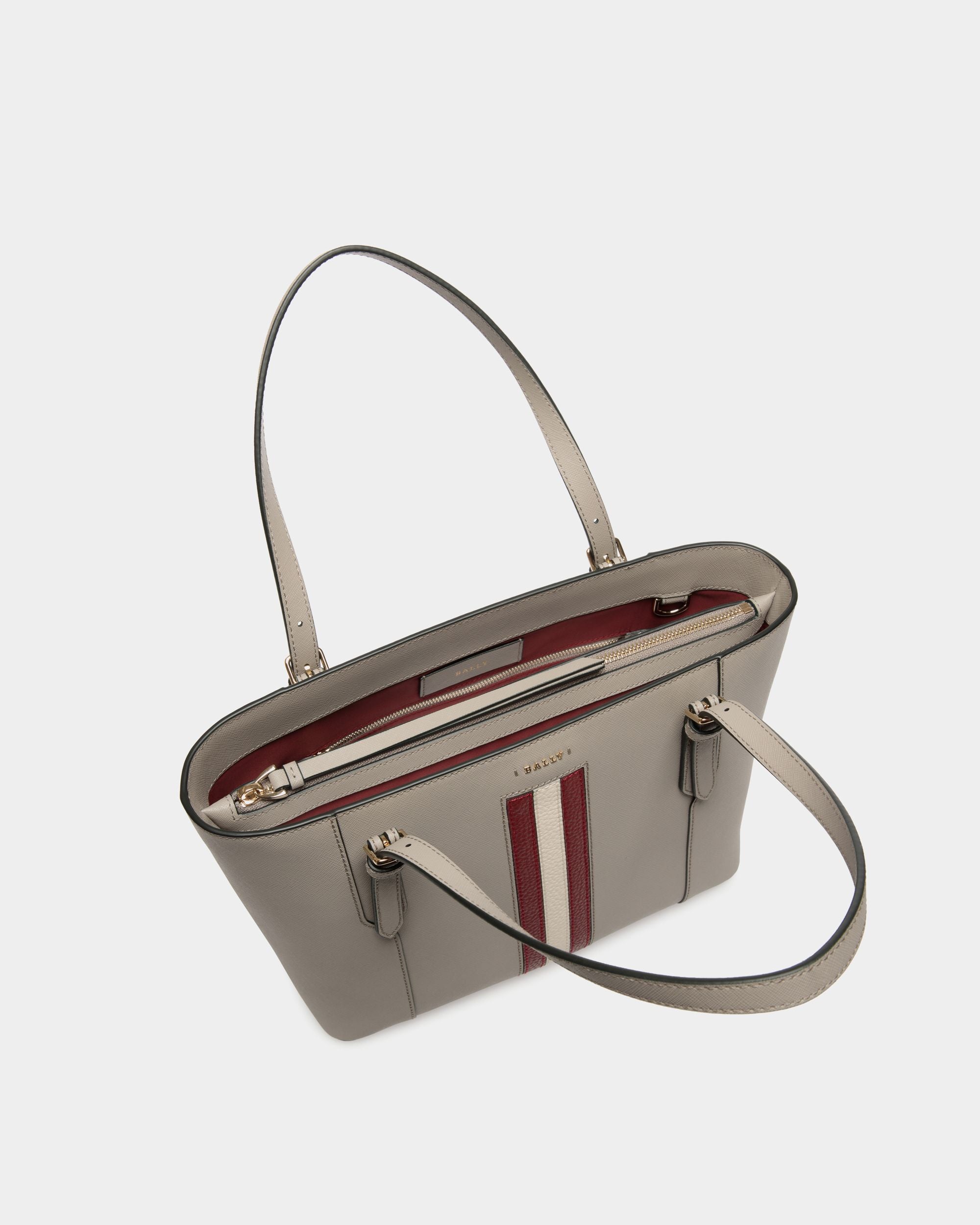 Tote In Grey Bovine Split - Donna - Bally - 04