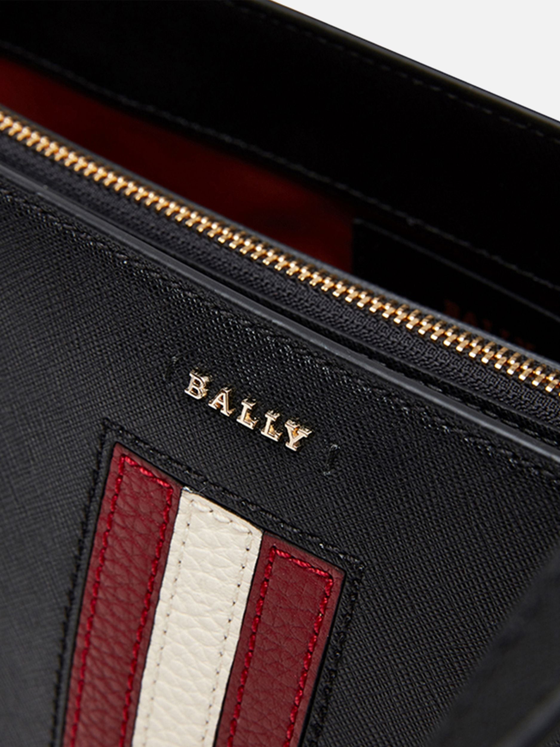Women's Casual Black Striped Tote Bag - Donna - Bally - 04