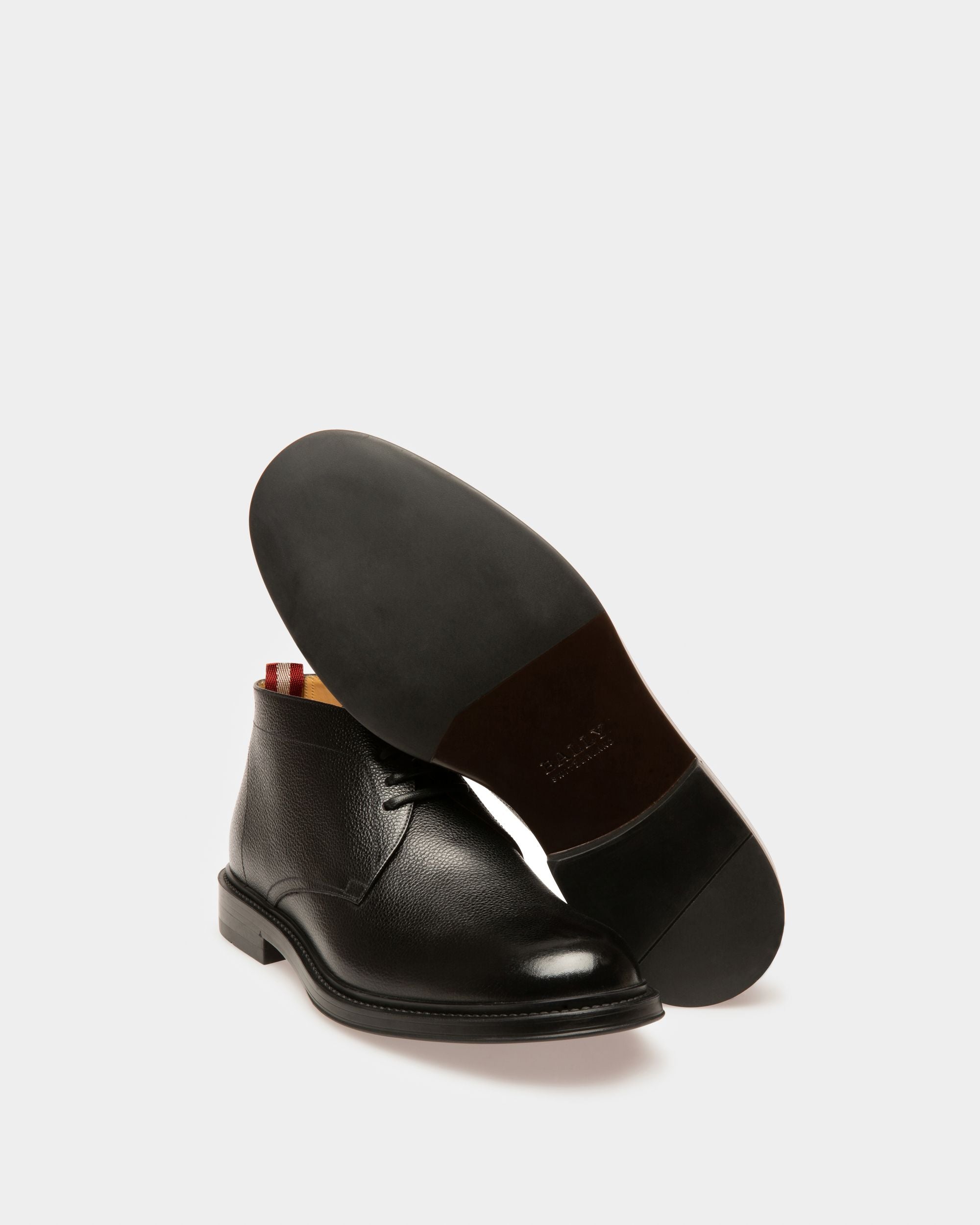 Nilton Stivaletti In Pelle Nera - Uomo - Bally - 04