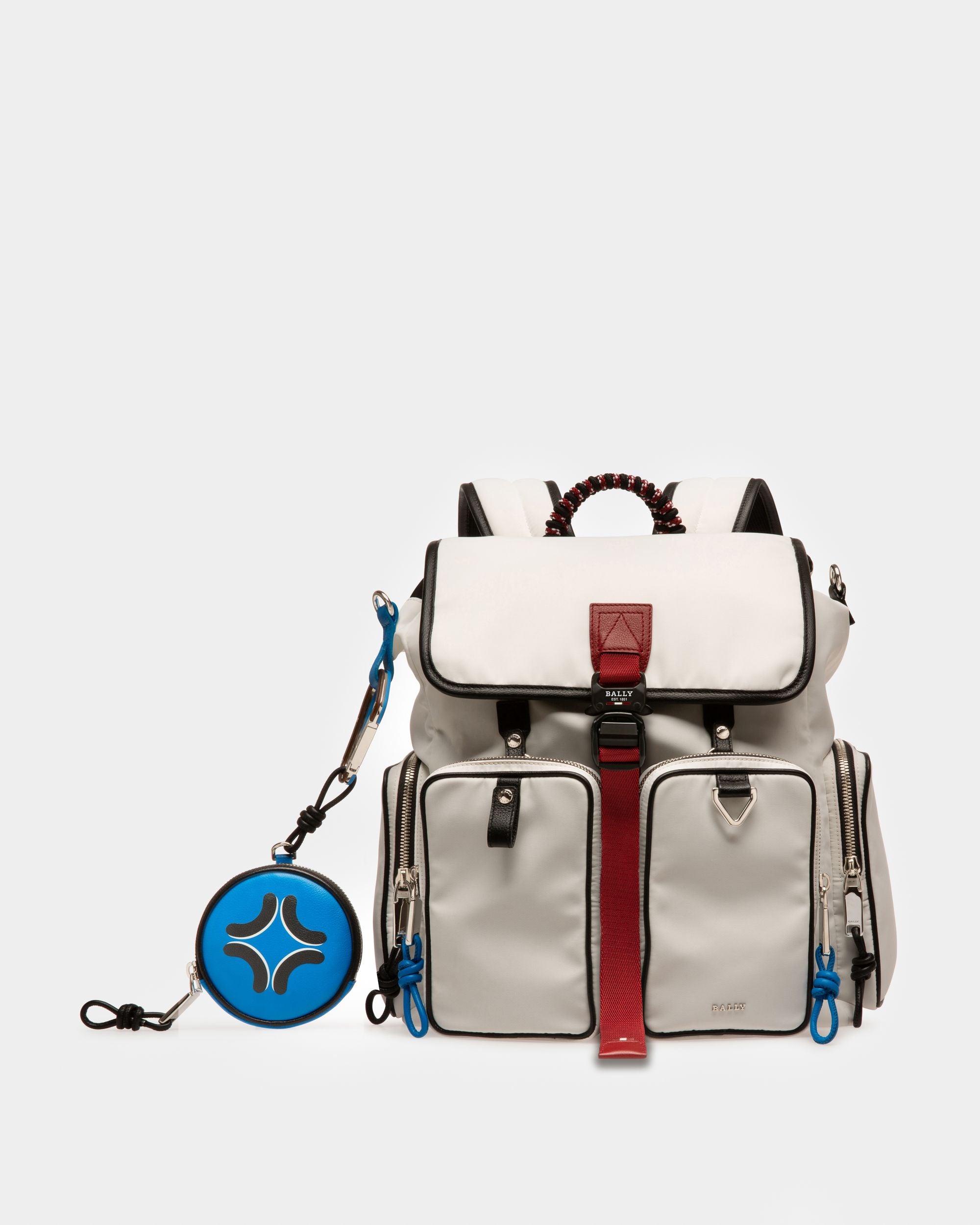 Peakk Zaino In Nylon Riciclato Bianco - Uomo - Bally - 01