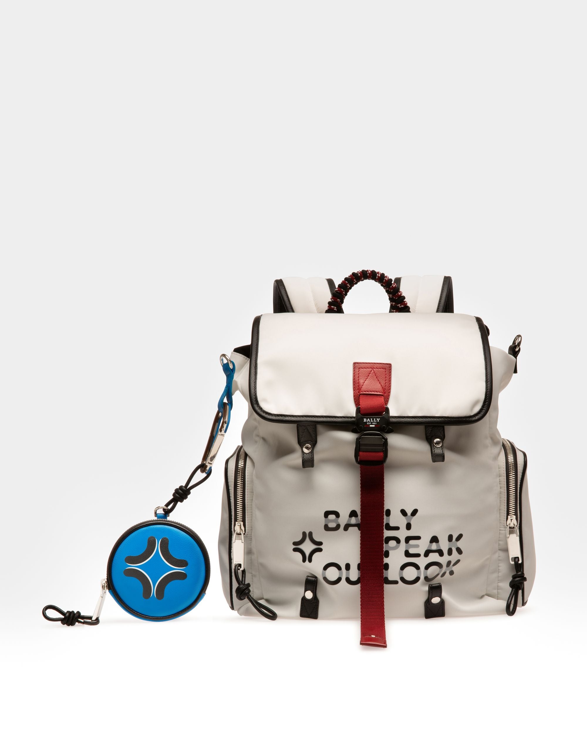 Peakk Zaino In Nylon Riciclato Bianco - Uomo - Bally - 02