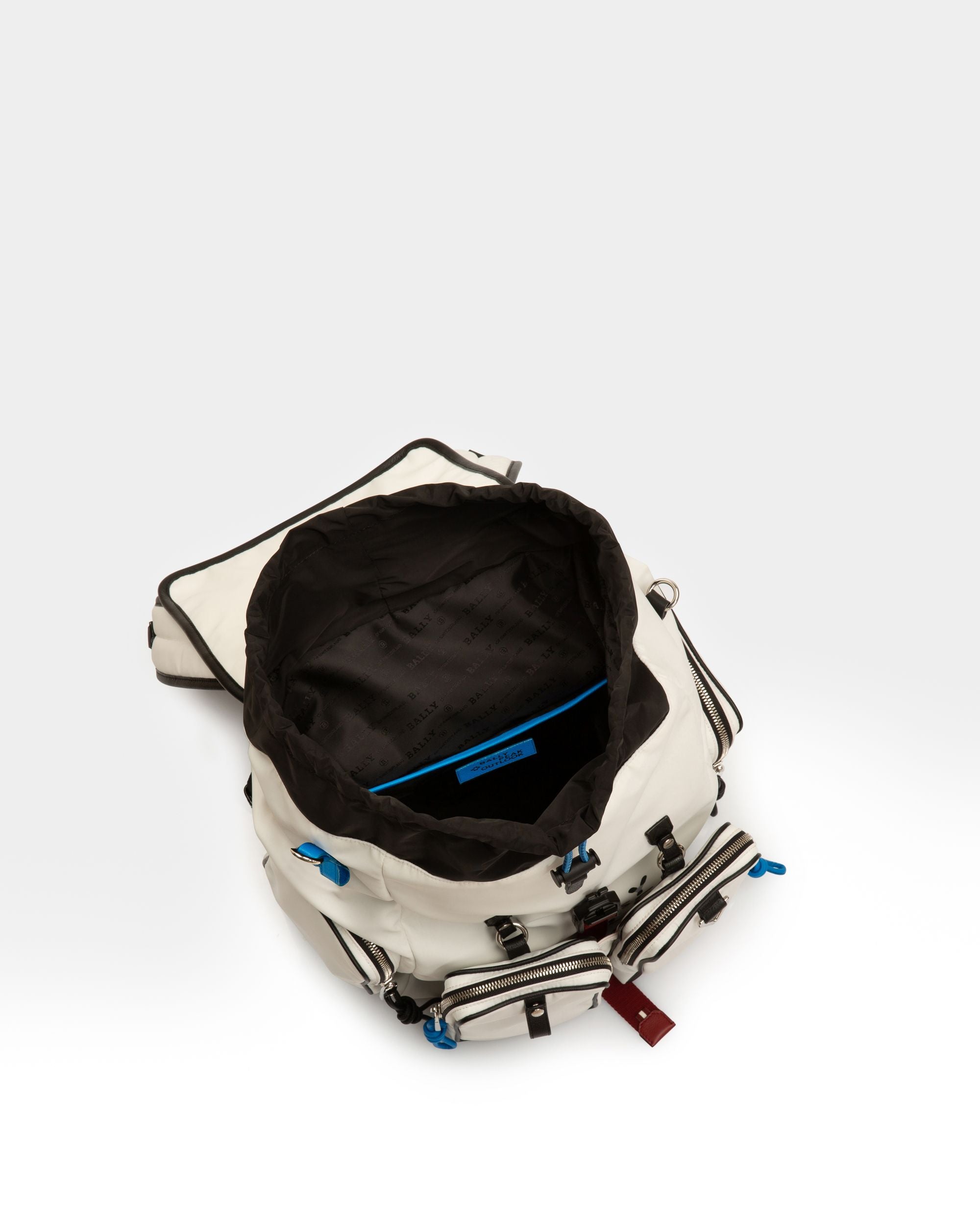 Peakk Zaino In Nylon Riciclato Bianco - Uomo - Bally - 04