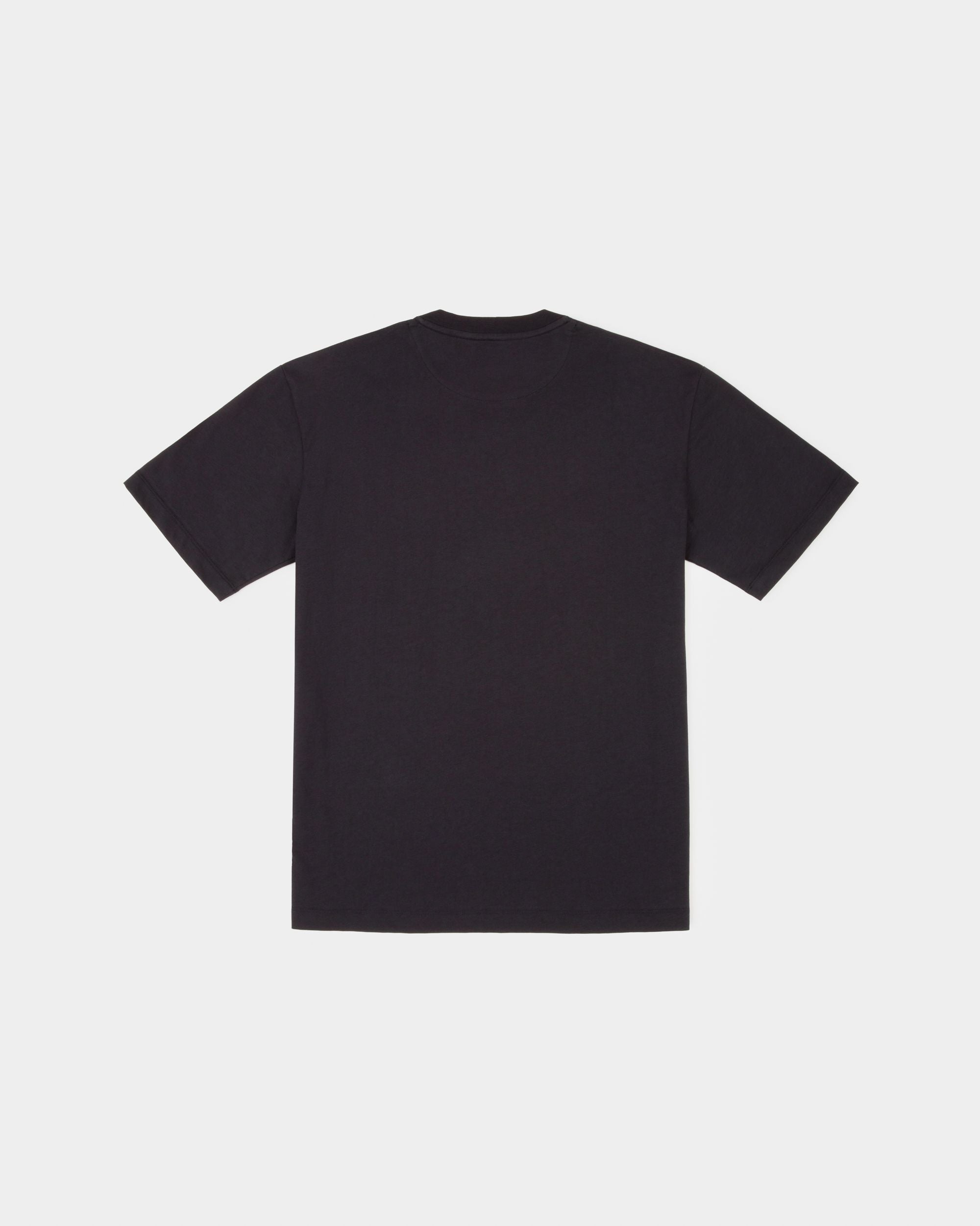 T-Shirt Con Logo Bally In Cotone Navy - Uomo - Bally - 02