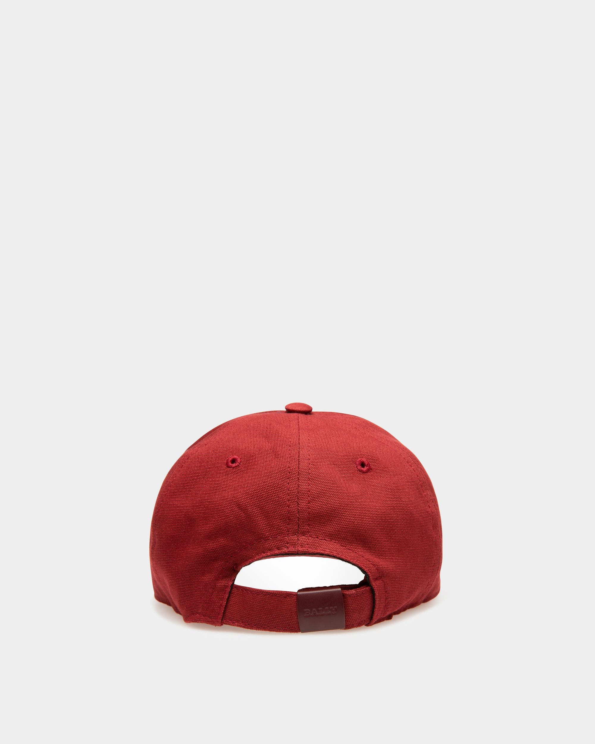 Cappello B-Chain In Cotone Rosso Bally - Uomo - Bally - 02