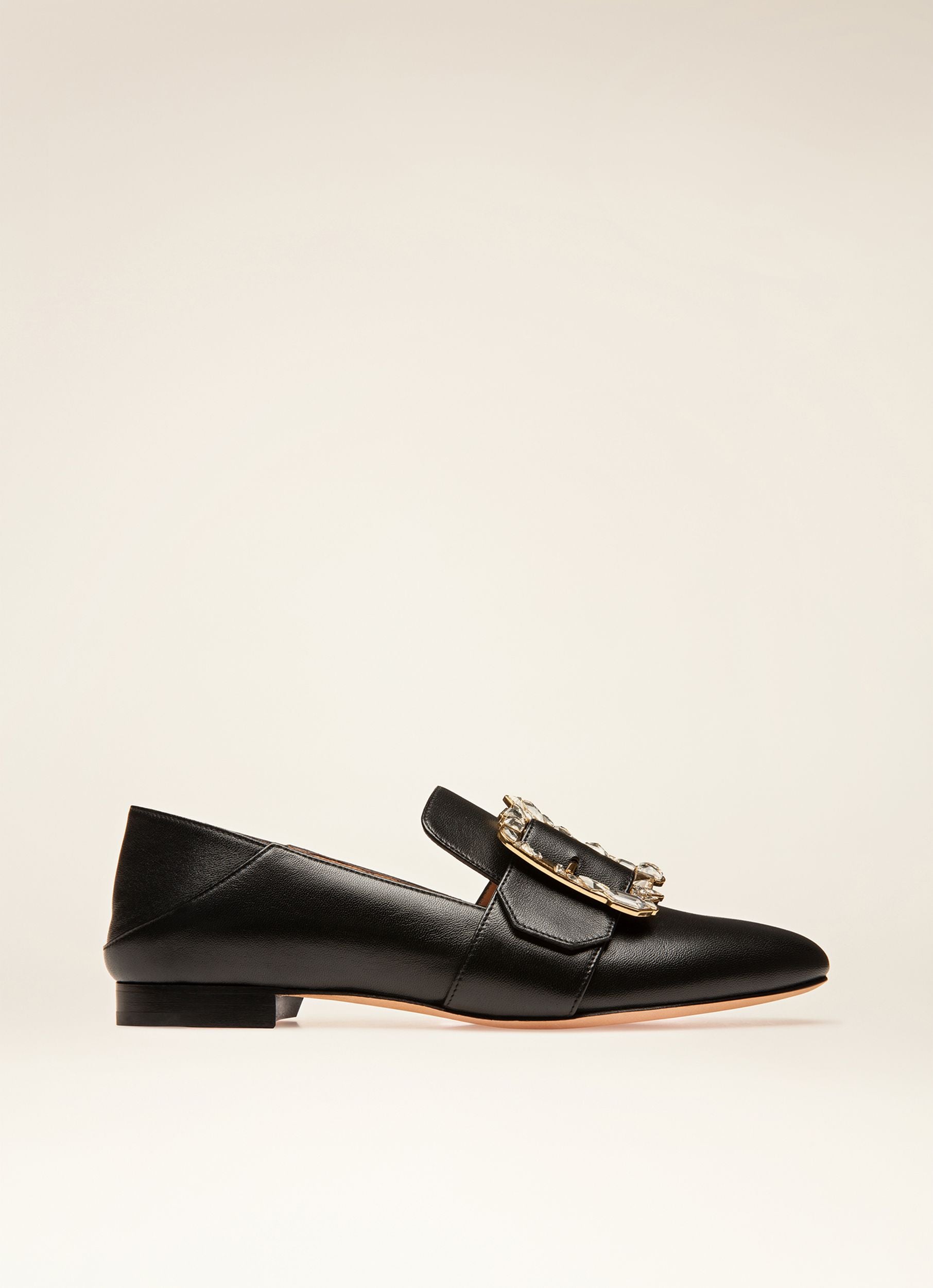 Janelle Mocassini In Pelle Nera - Donna - Bally - 01