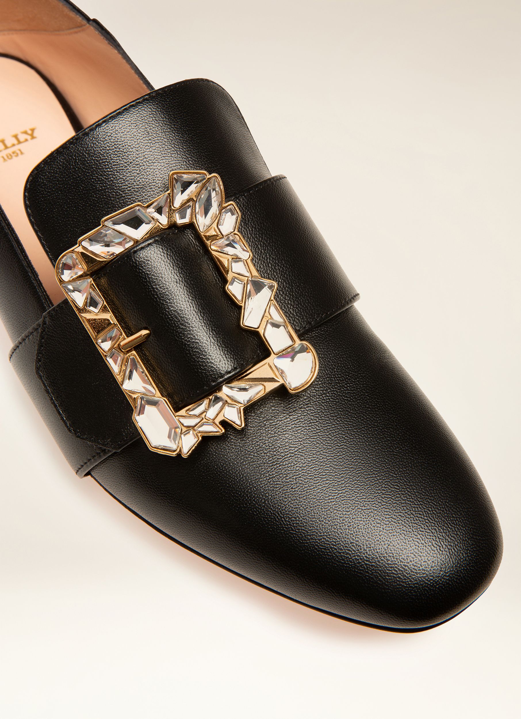 Janelle Mocassini In Pelle Nera - Donna - Bally - 02