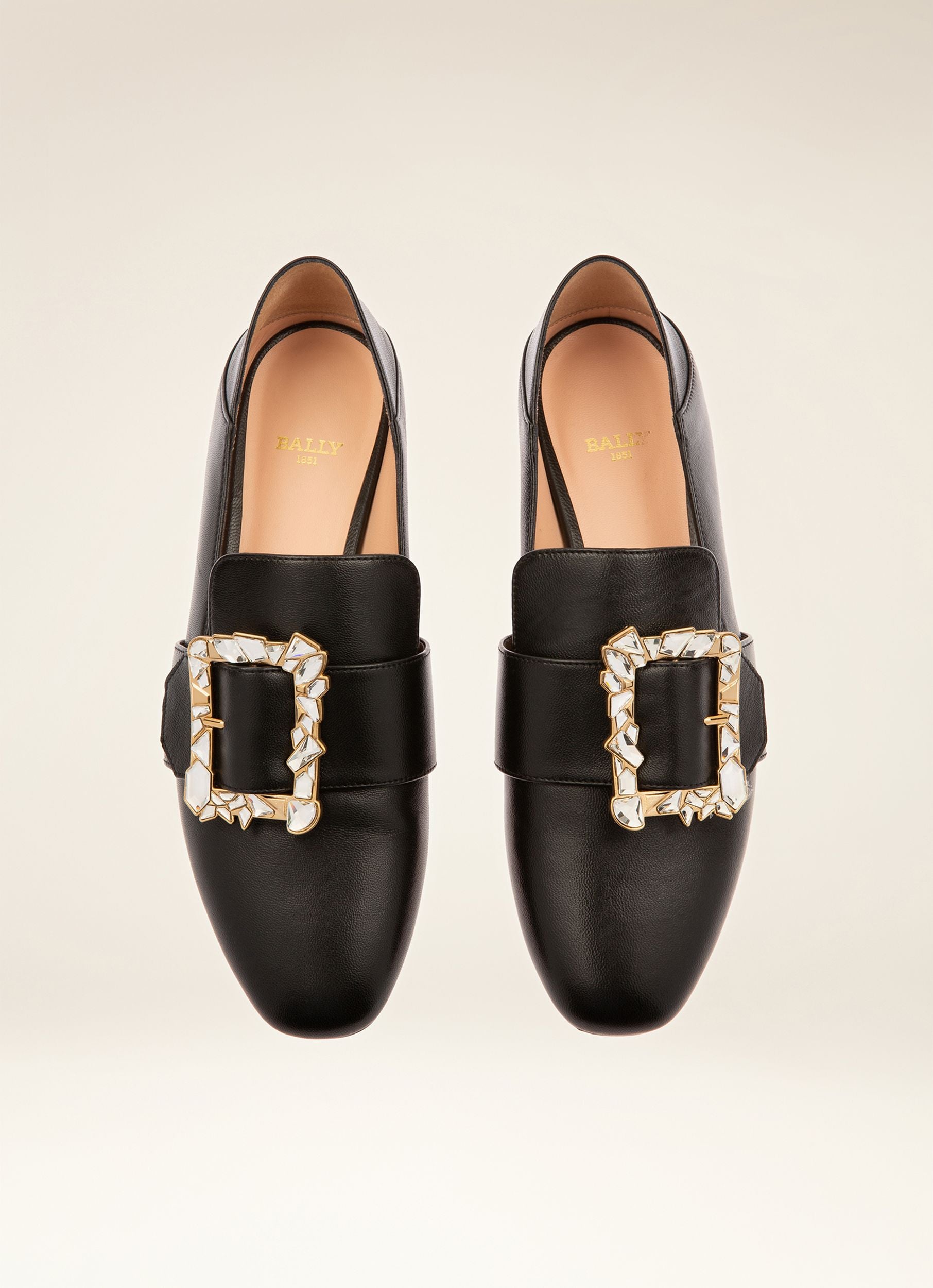 Janelle Mocassini In Pelle Nera - Donna - Bally - 04