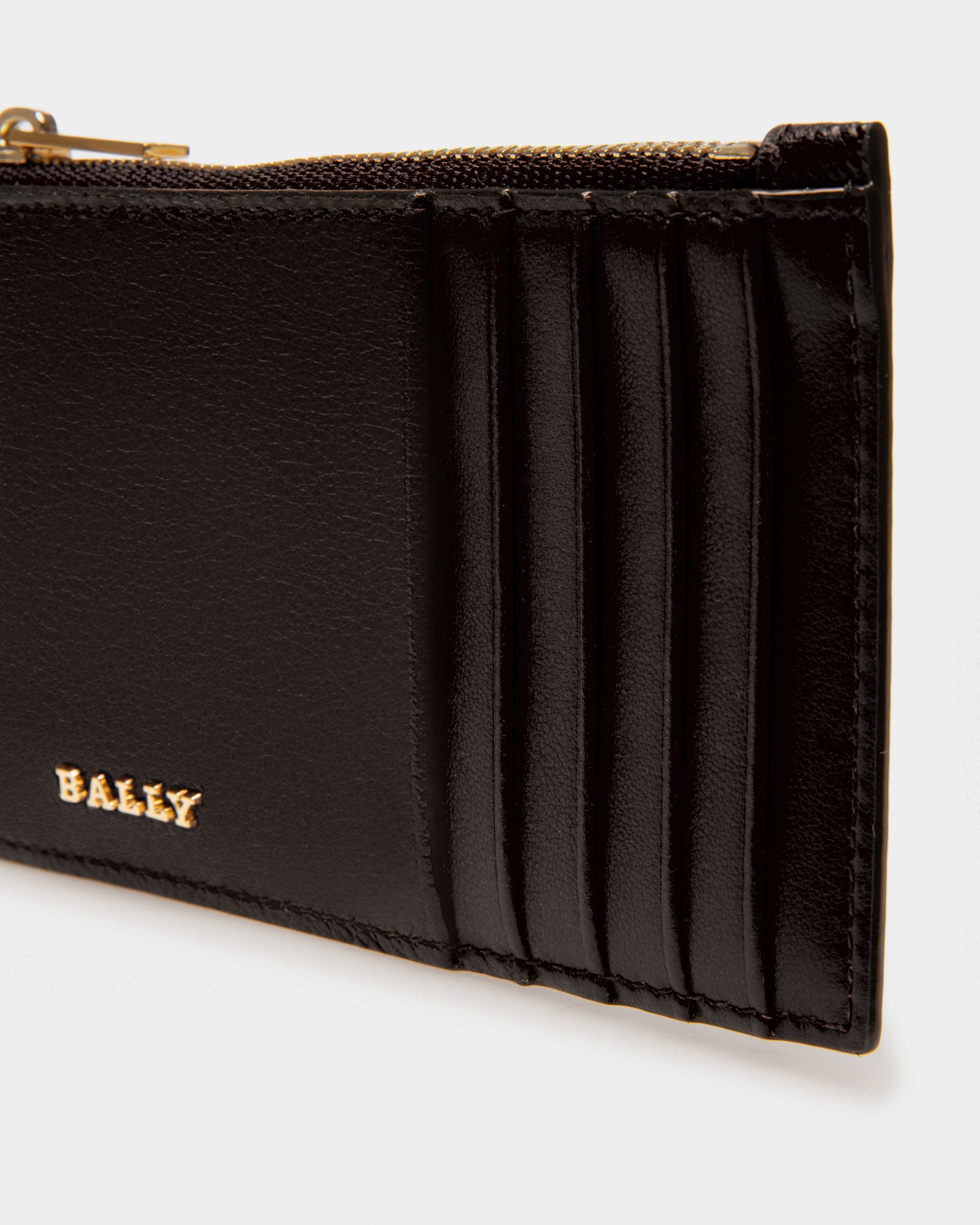Landy Portafoglio In Pelle Nera - Donna - Bally - 04