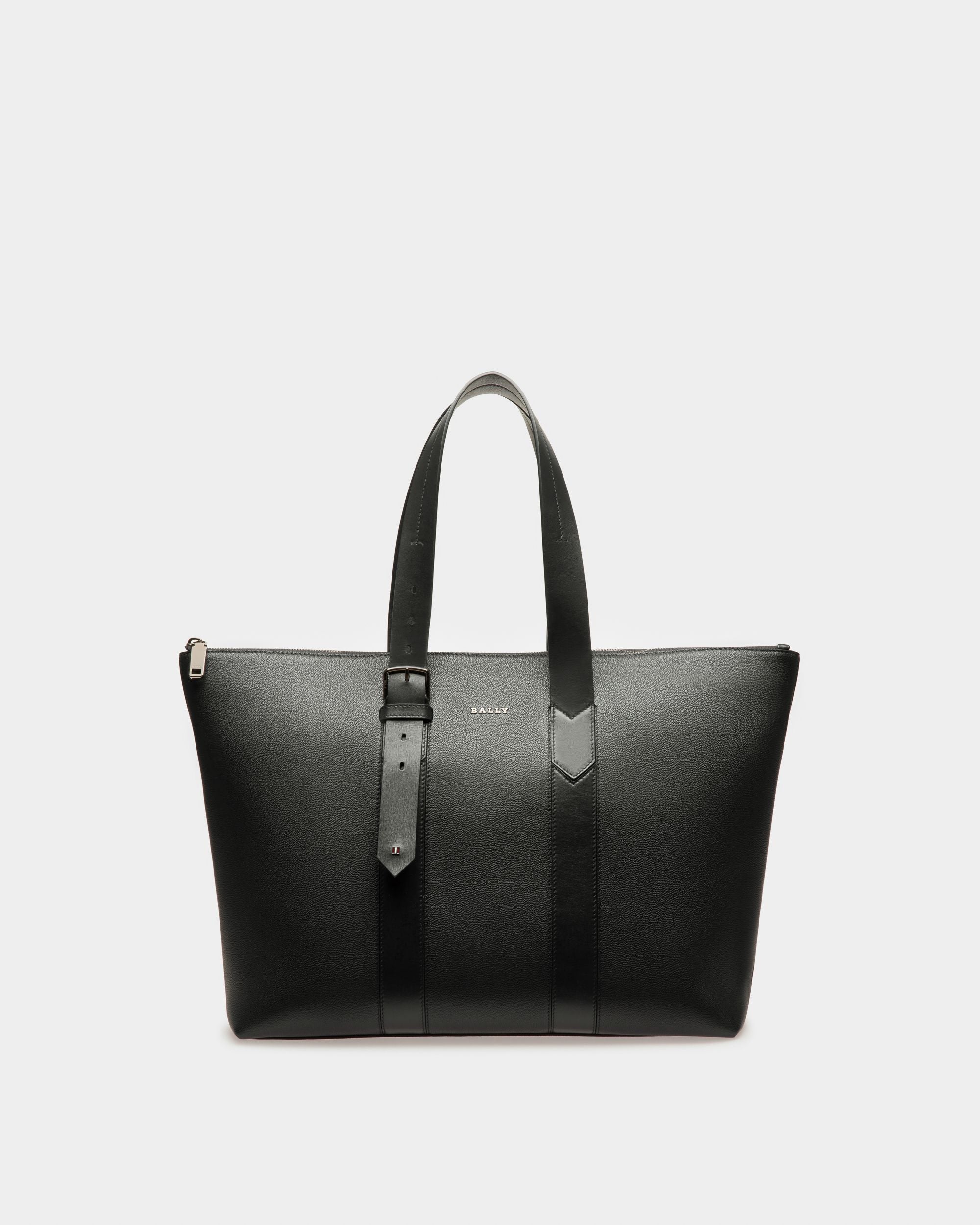 Eland Borsa Tote In Pelle Nera - Uomo - Bally - 01