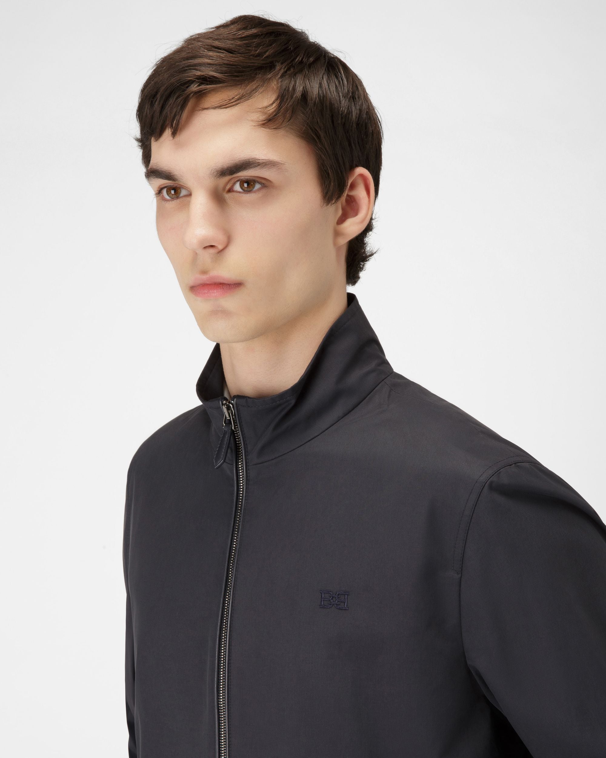 Giacca In Misto Cotone Blu Navy - Uomo - Bally - 02