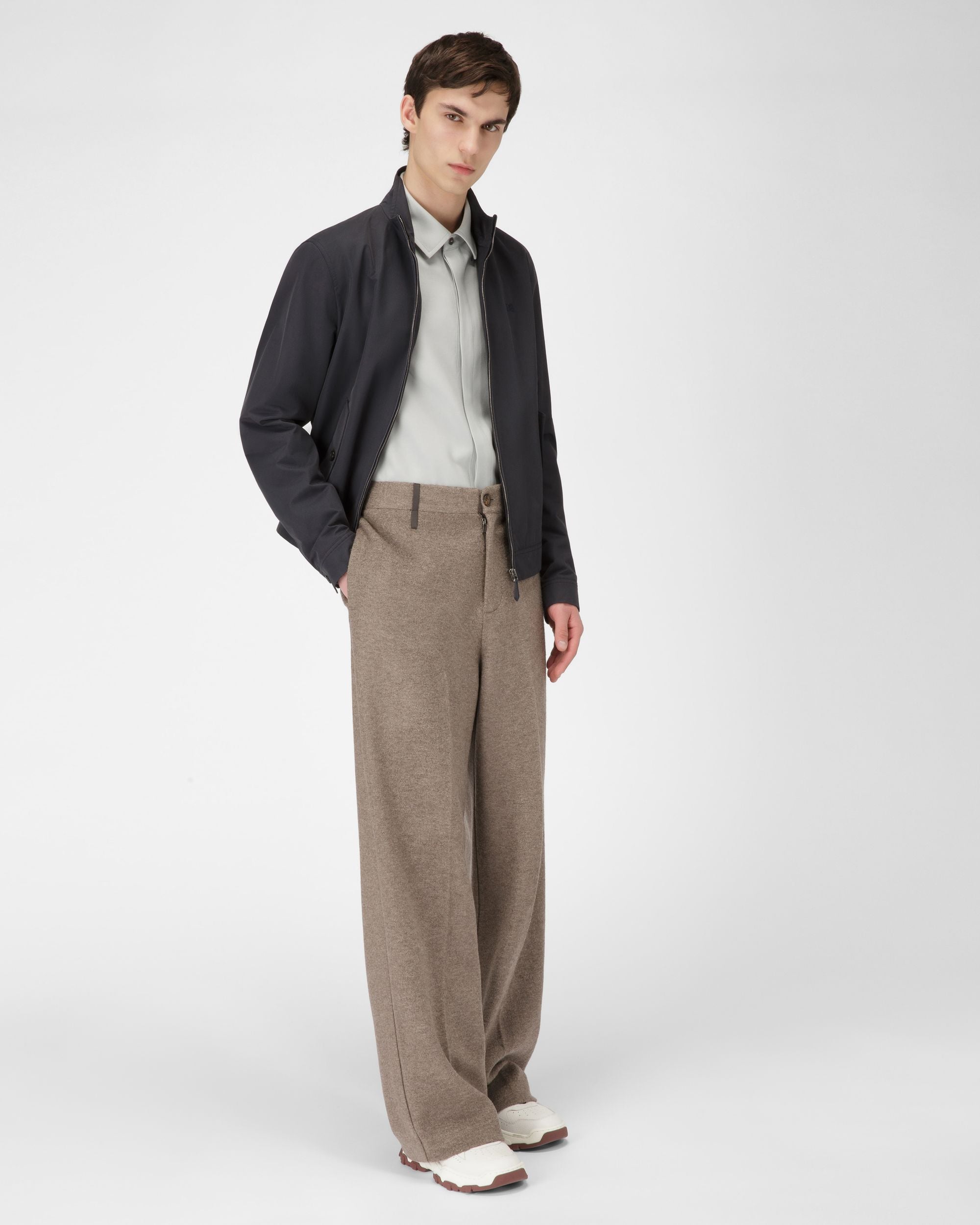 Giacca In Misto Cotone Blu Navy - Uomo - Bally - 04