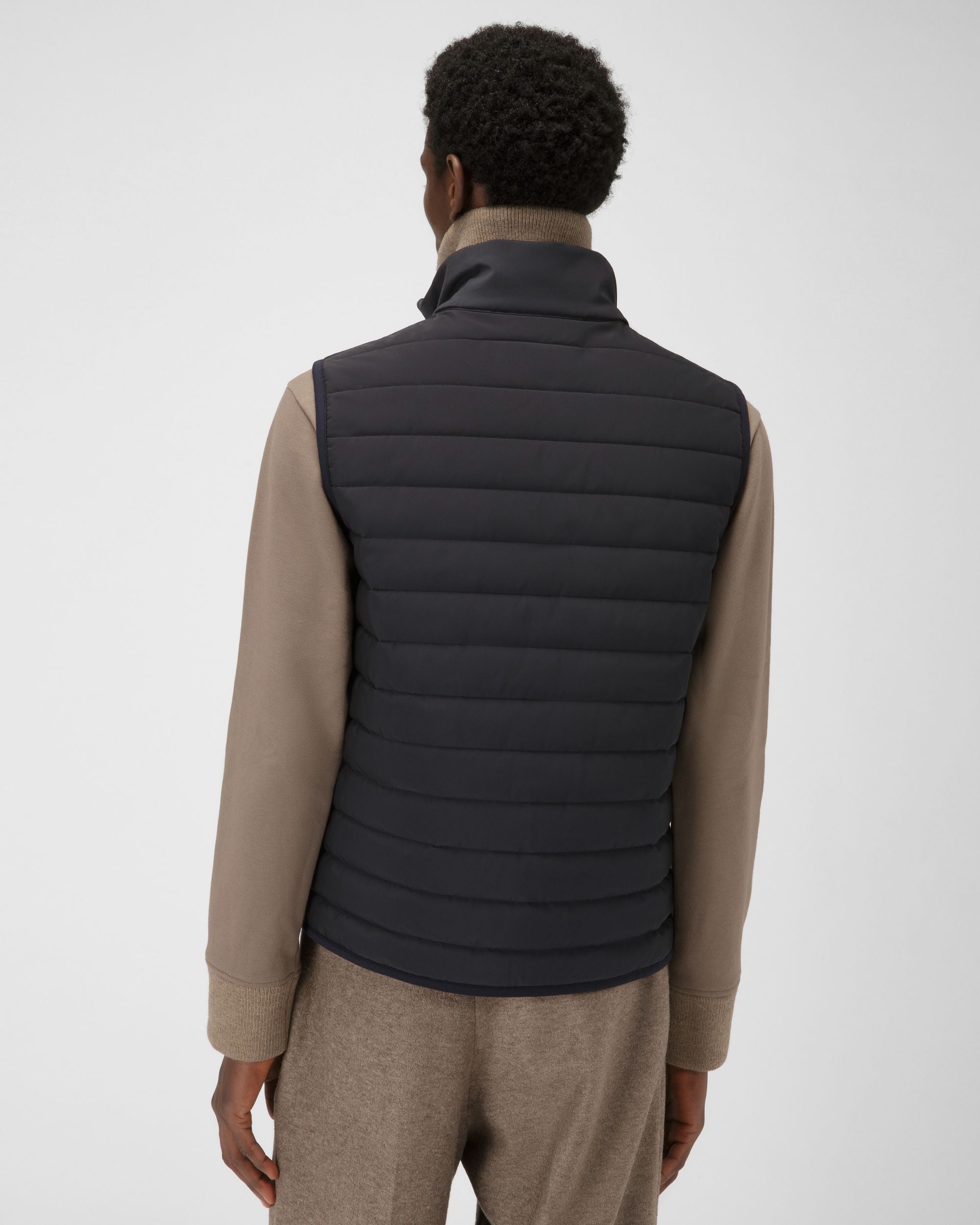 Gilet Imbottito In Nylon Tecnico Colore Blu Navy - Uomo - Bally - 02