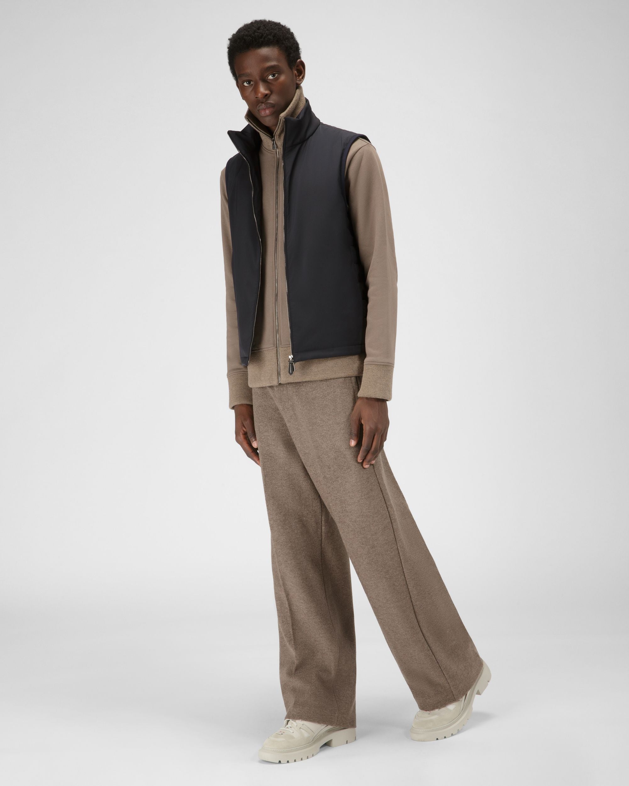 Gilet Imbottito In Nylon Tecnico Colore Blu Navy - Uomo - Bally - 04