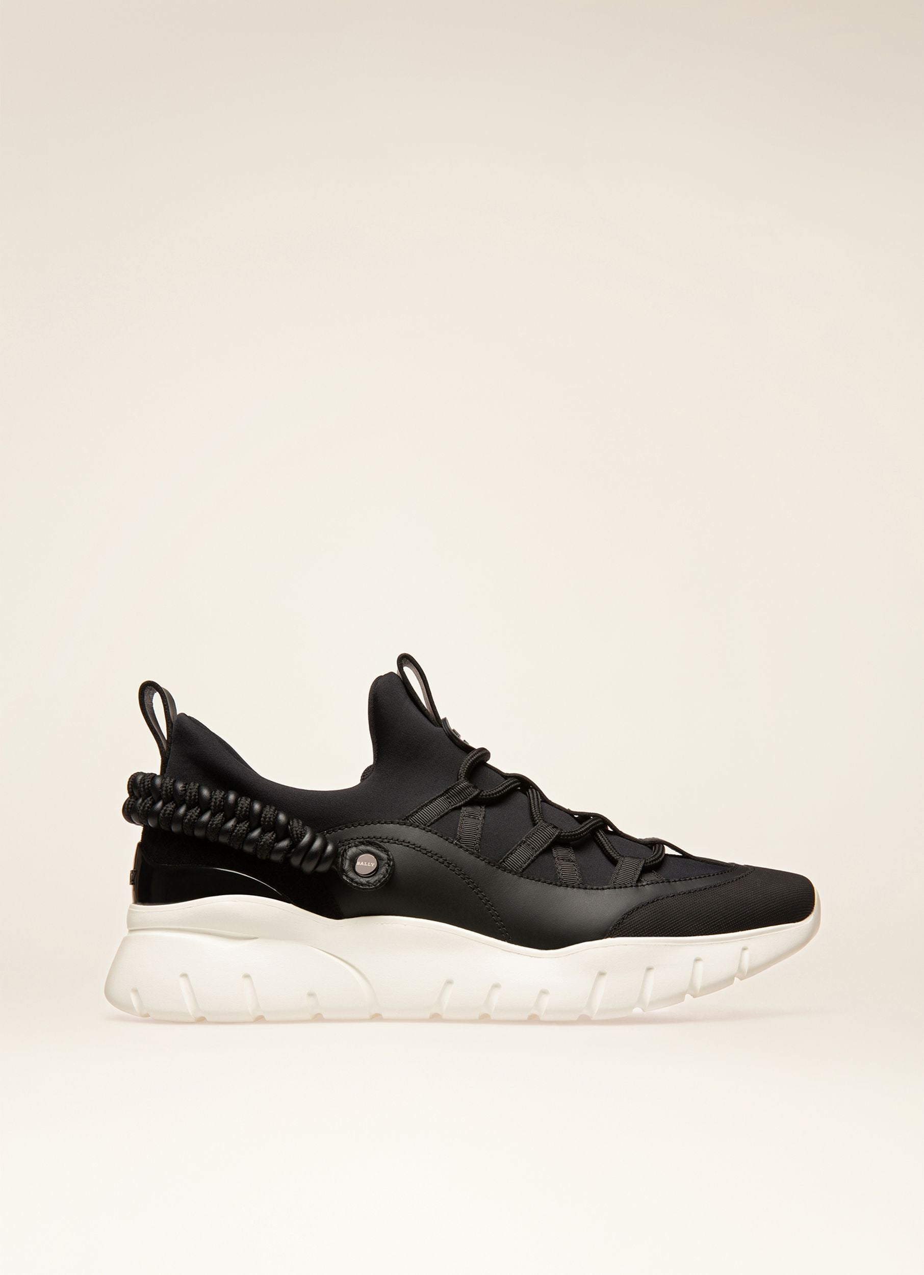 Brogan Sneakers In Pelle Nera - Uomo - Bally - 01