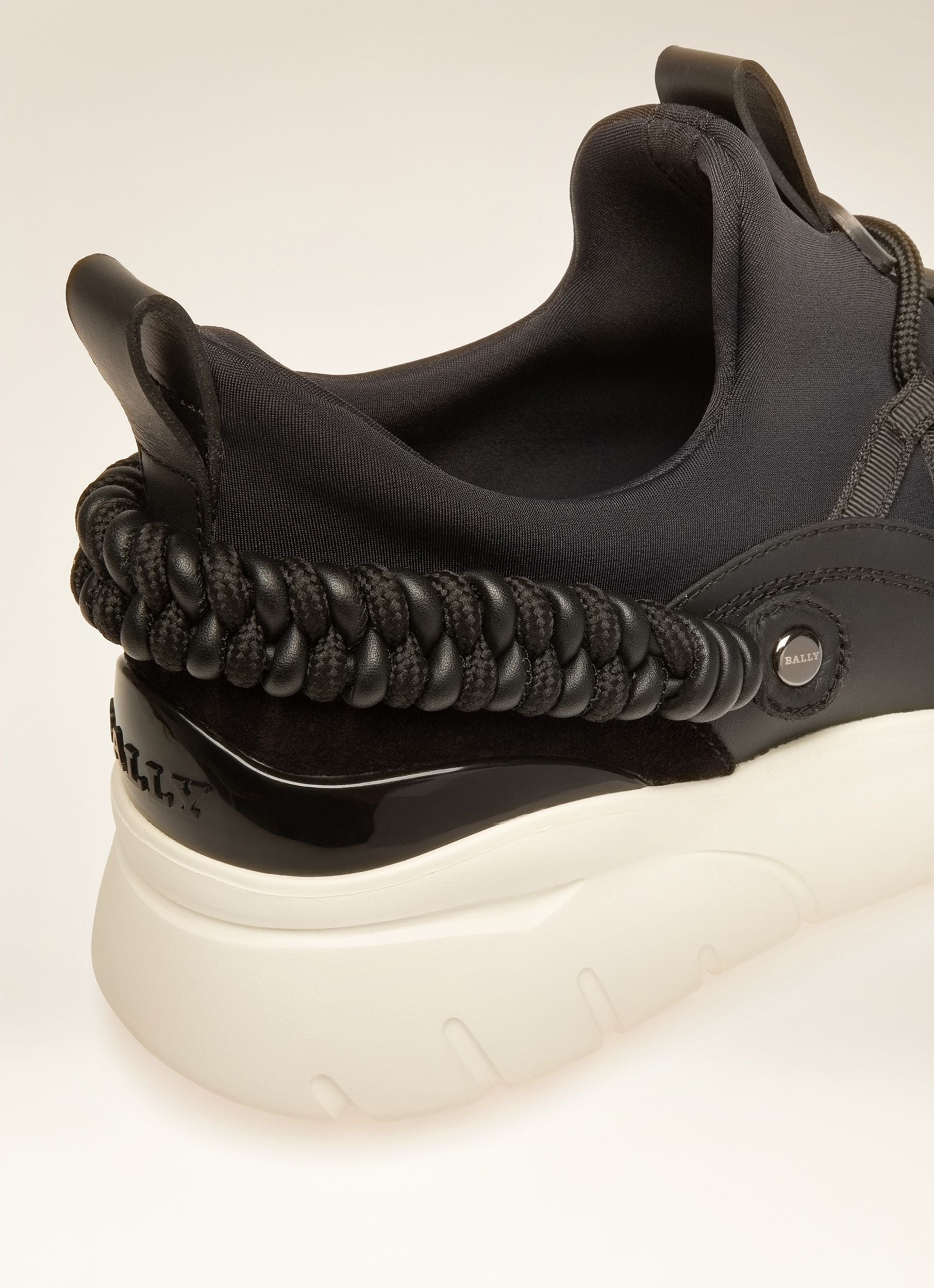 Brogan Sneakers In Pelle Nera - Uomo - Bally - 03