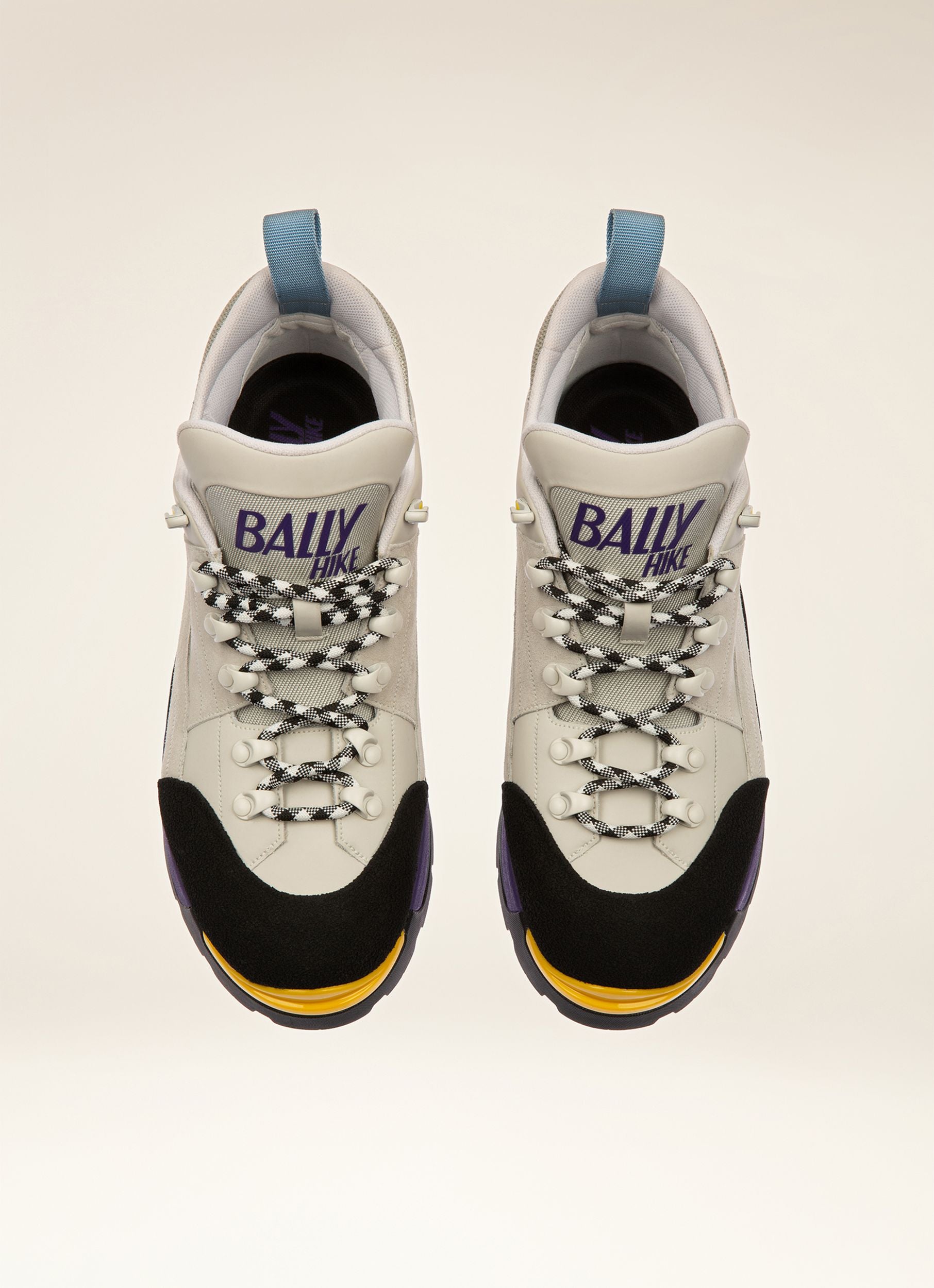 Bally Hike 2 Scarpe Da Trekking In Pelle In Bianco Polvere - Uomo - Bally - 04