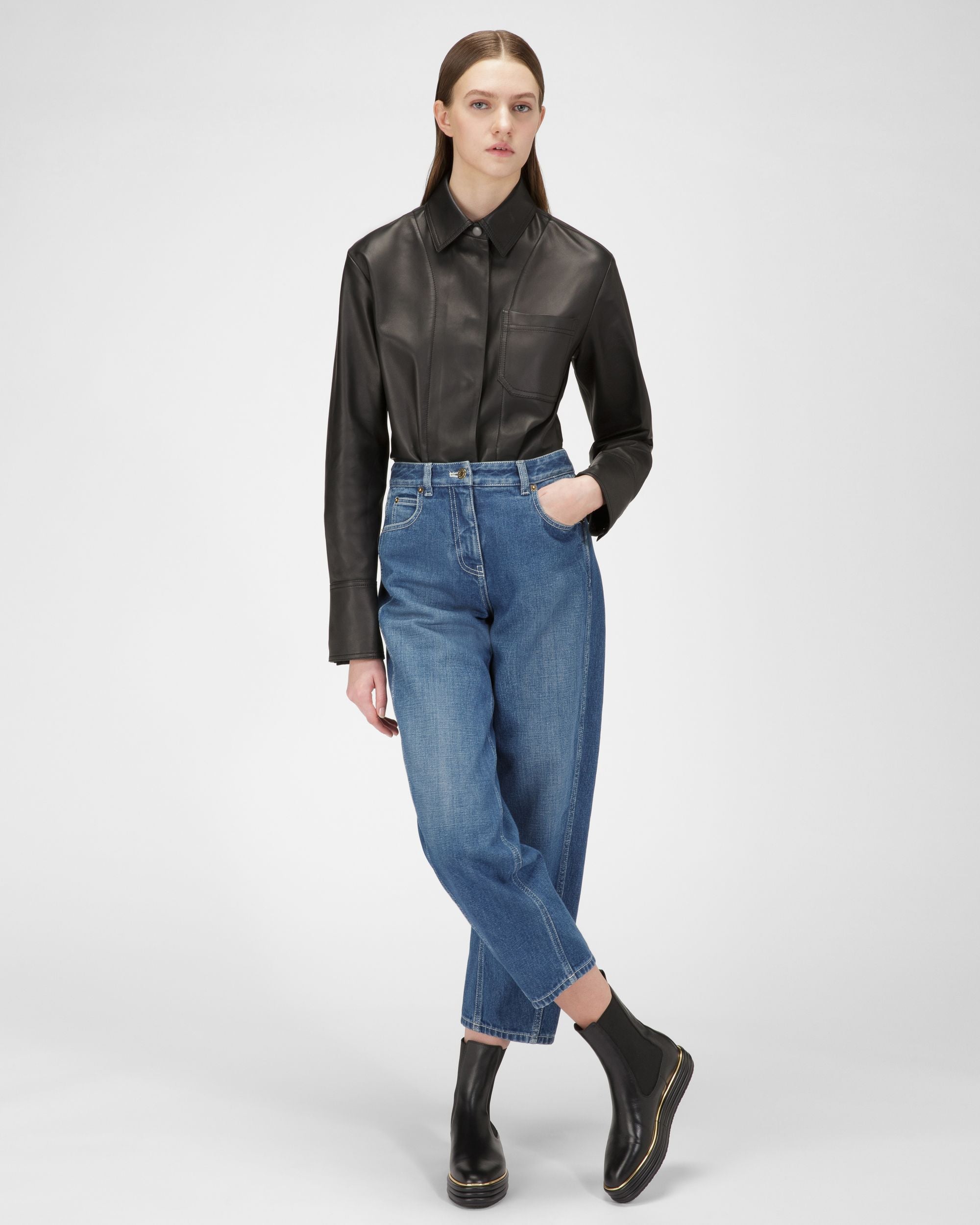 Faelisa Stivali In Pelle Nera - Donna - Bally - 01