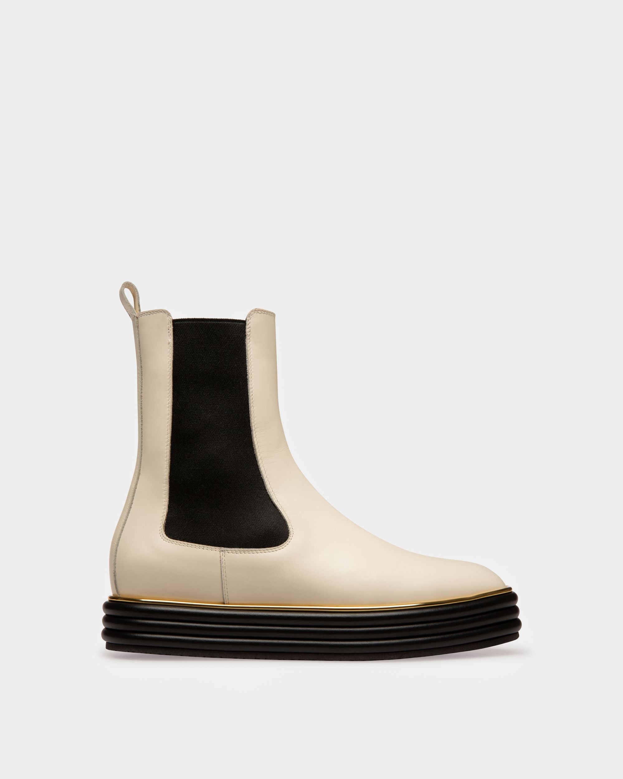 Faelisa Stivali In Pelle Avorio - Donna - Bally - 01