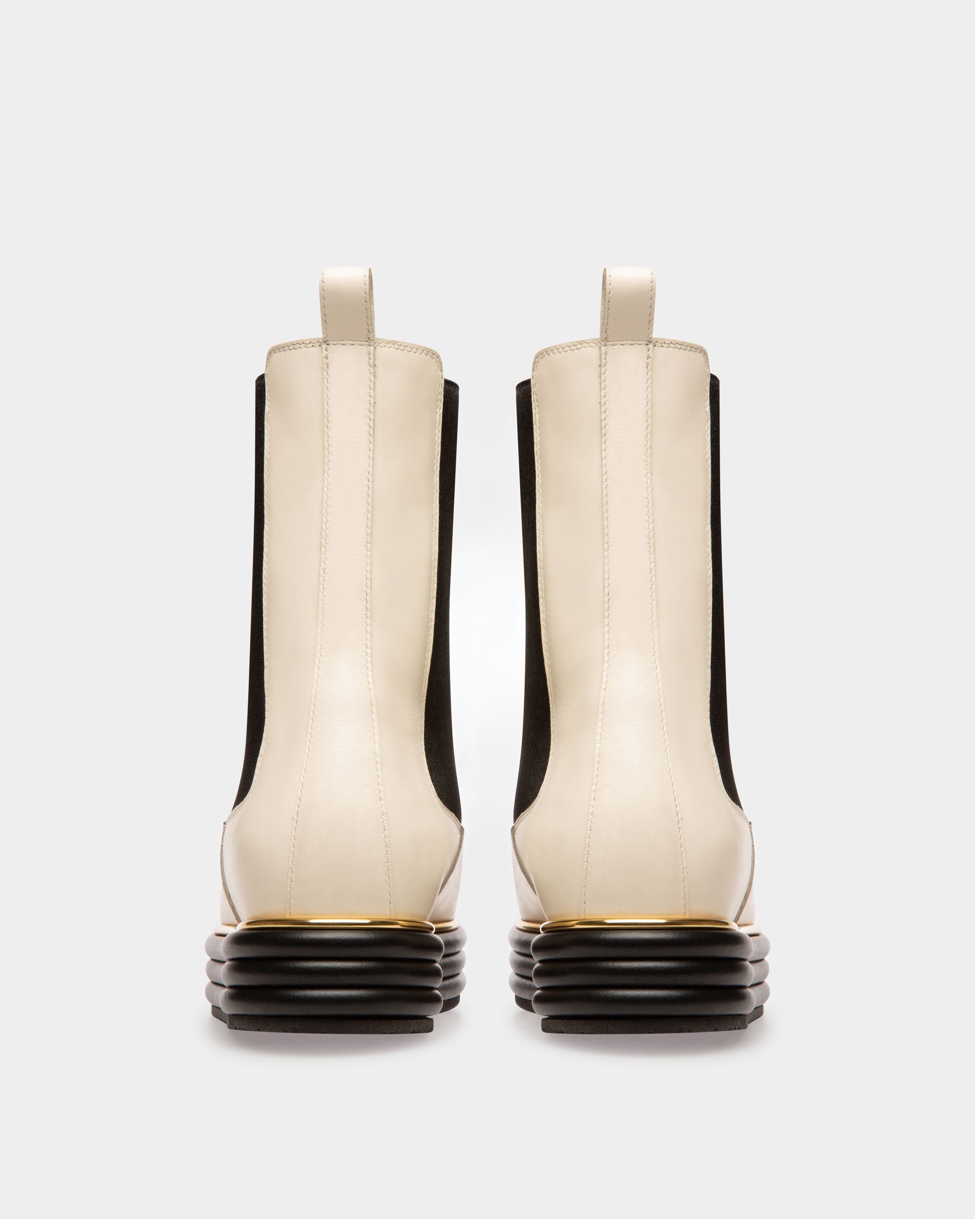 Faelisa Stivali In Pelle Avorio - Donna - Bally - 04