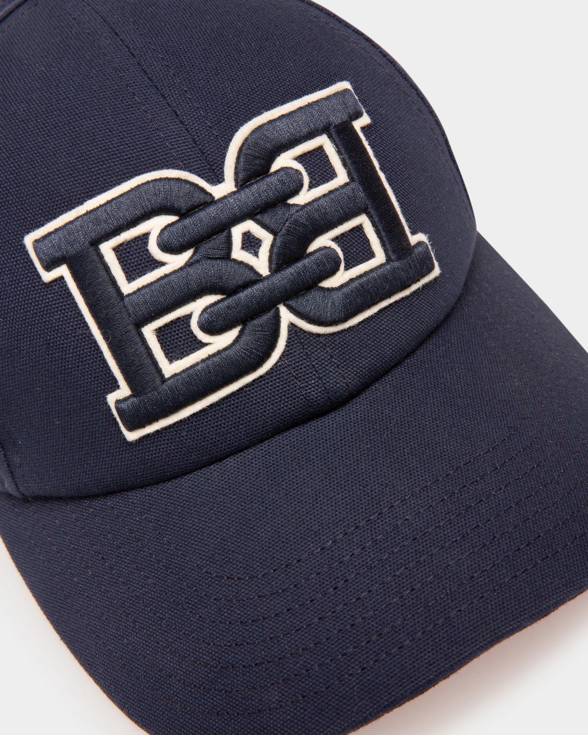 Cappellino B-Chain In Cotone Blu Navy - Uomo - Bally - 03