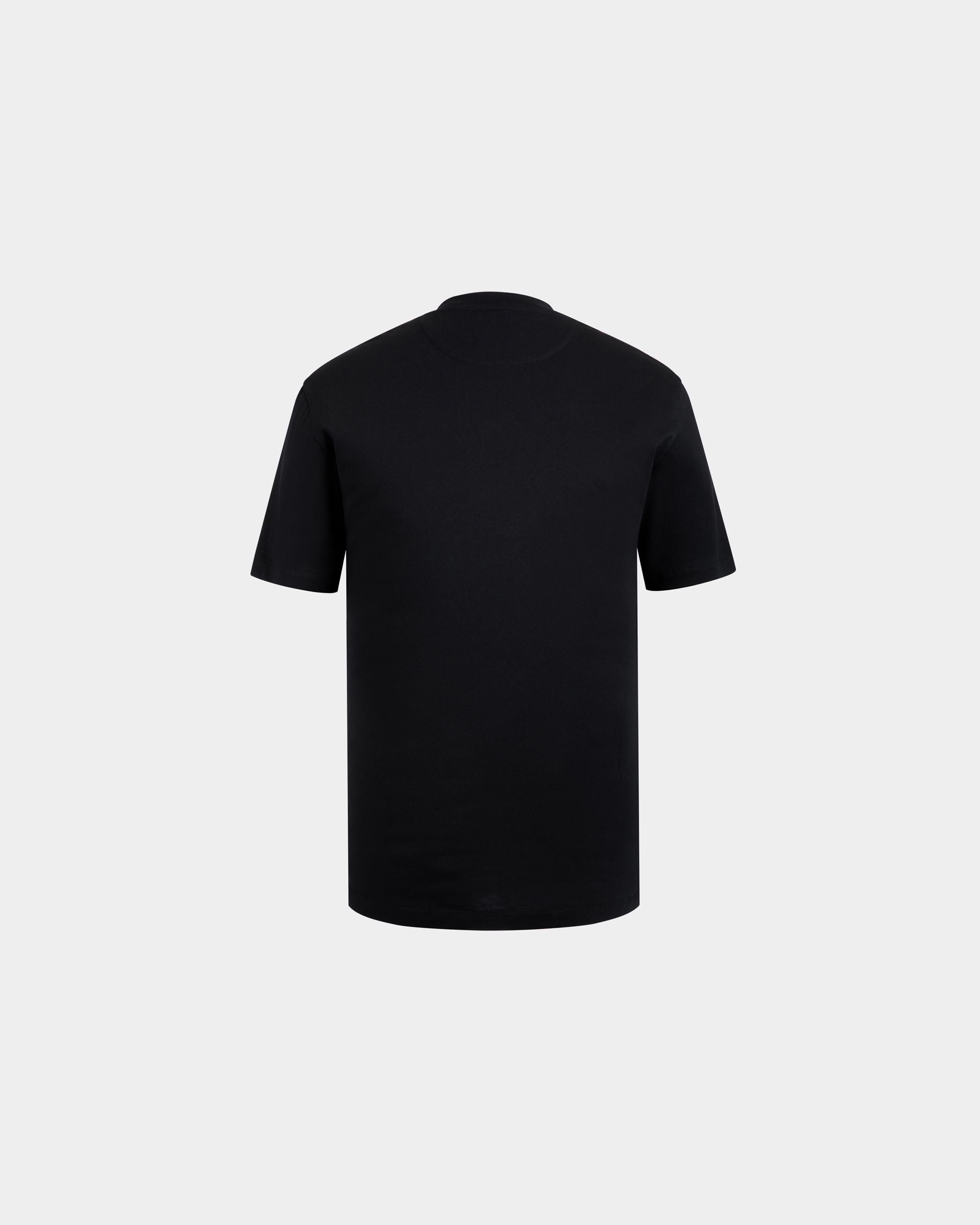 T-Shirt In Black Cotton - Uomo - Bally - 03