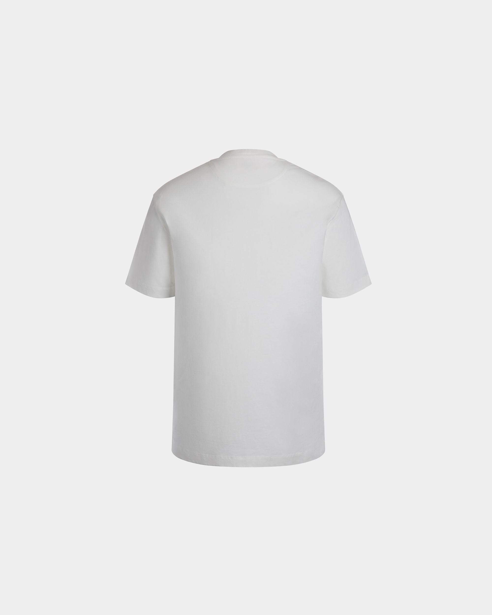 T-Shirt In White Cotton - Uomo - Bally - 03