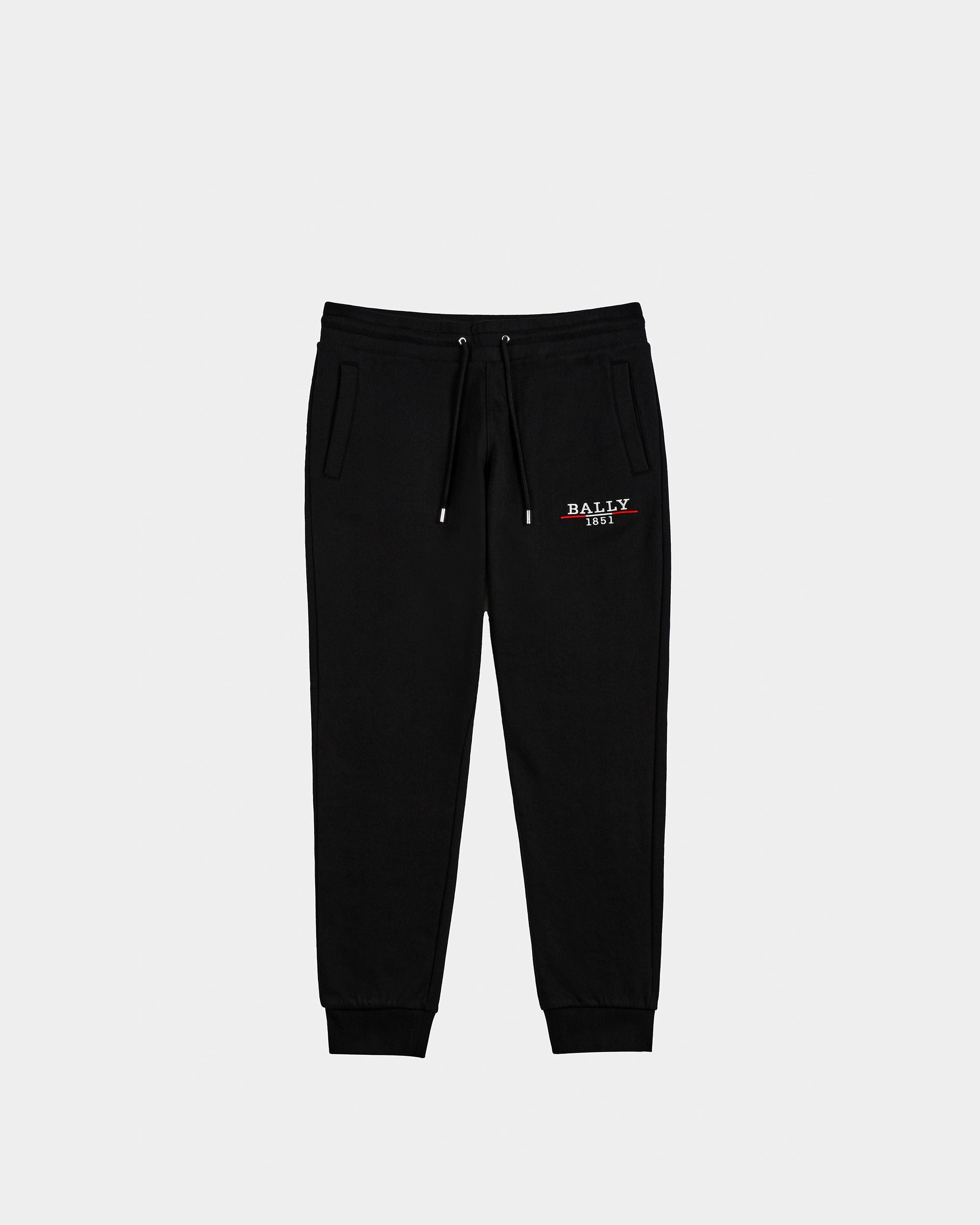 Men's Black Casual Sports Pants - Uomo - Bally - 01