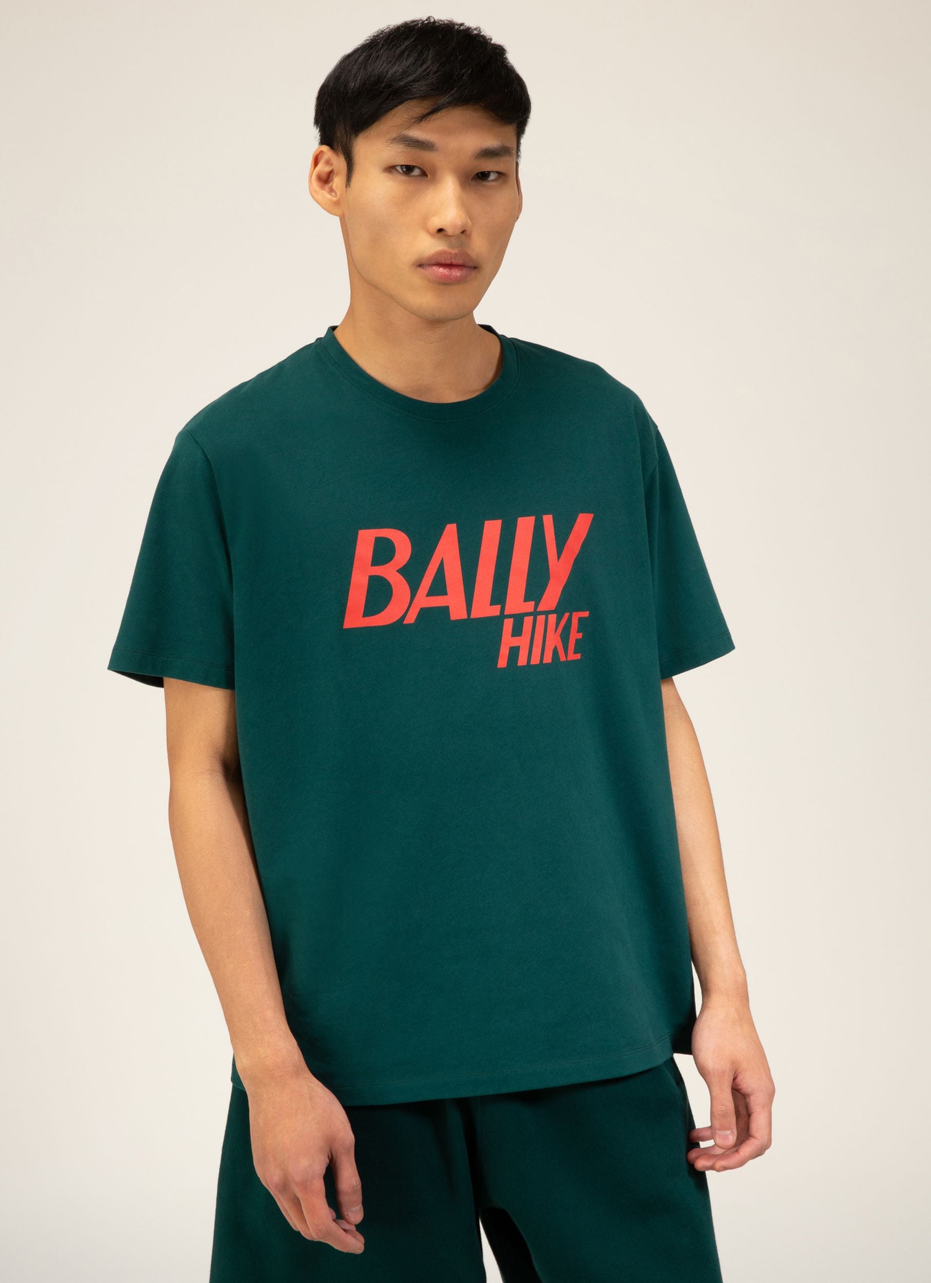 Bally Hike 9 T-Shirt In Cotone Biologico Verde - Uomo - Bally - 02