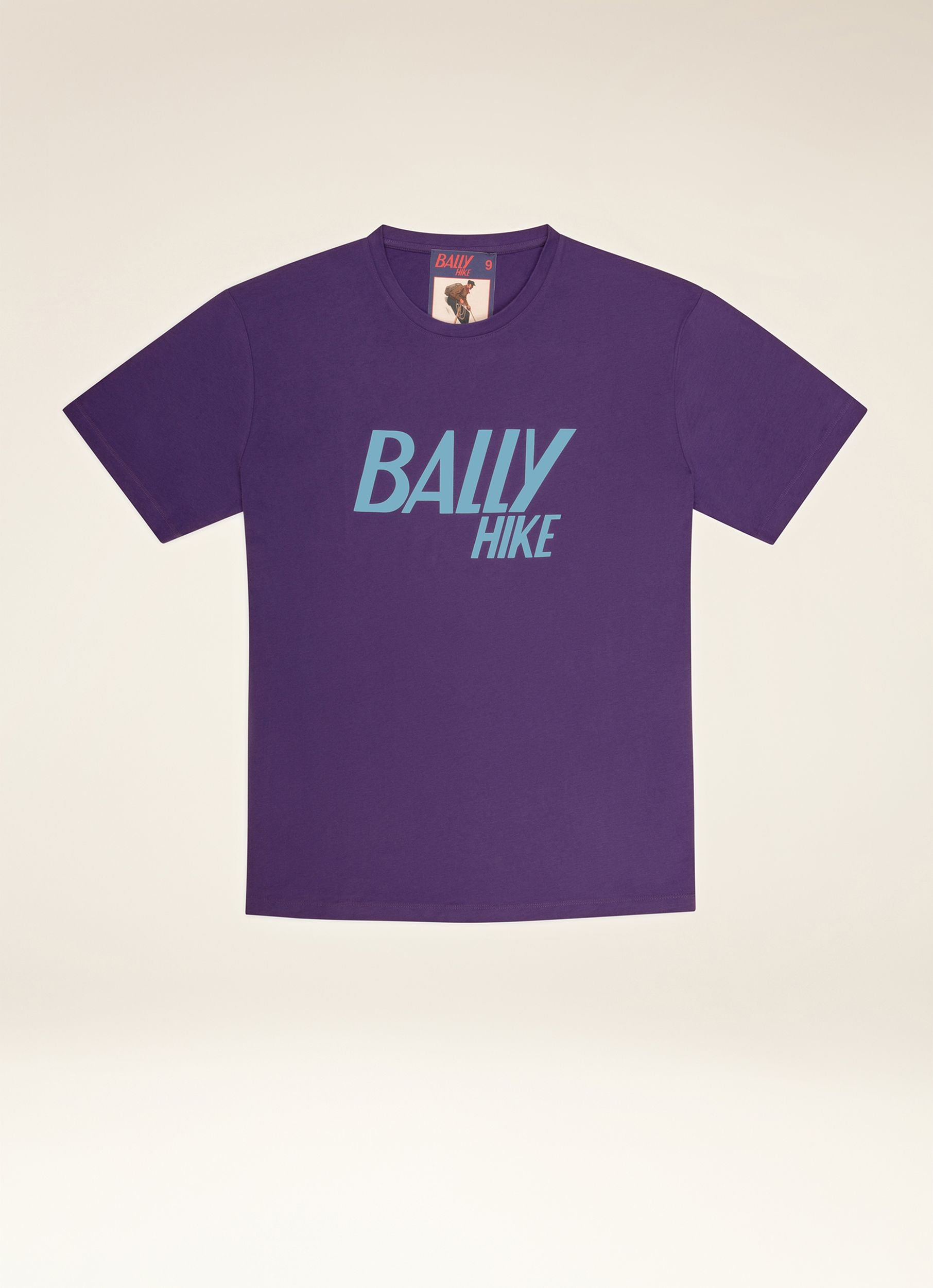 Bally Hike 9 T-Shirt In Cotone Biologico Viola - Uomo - Bally - 01