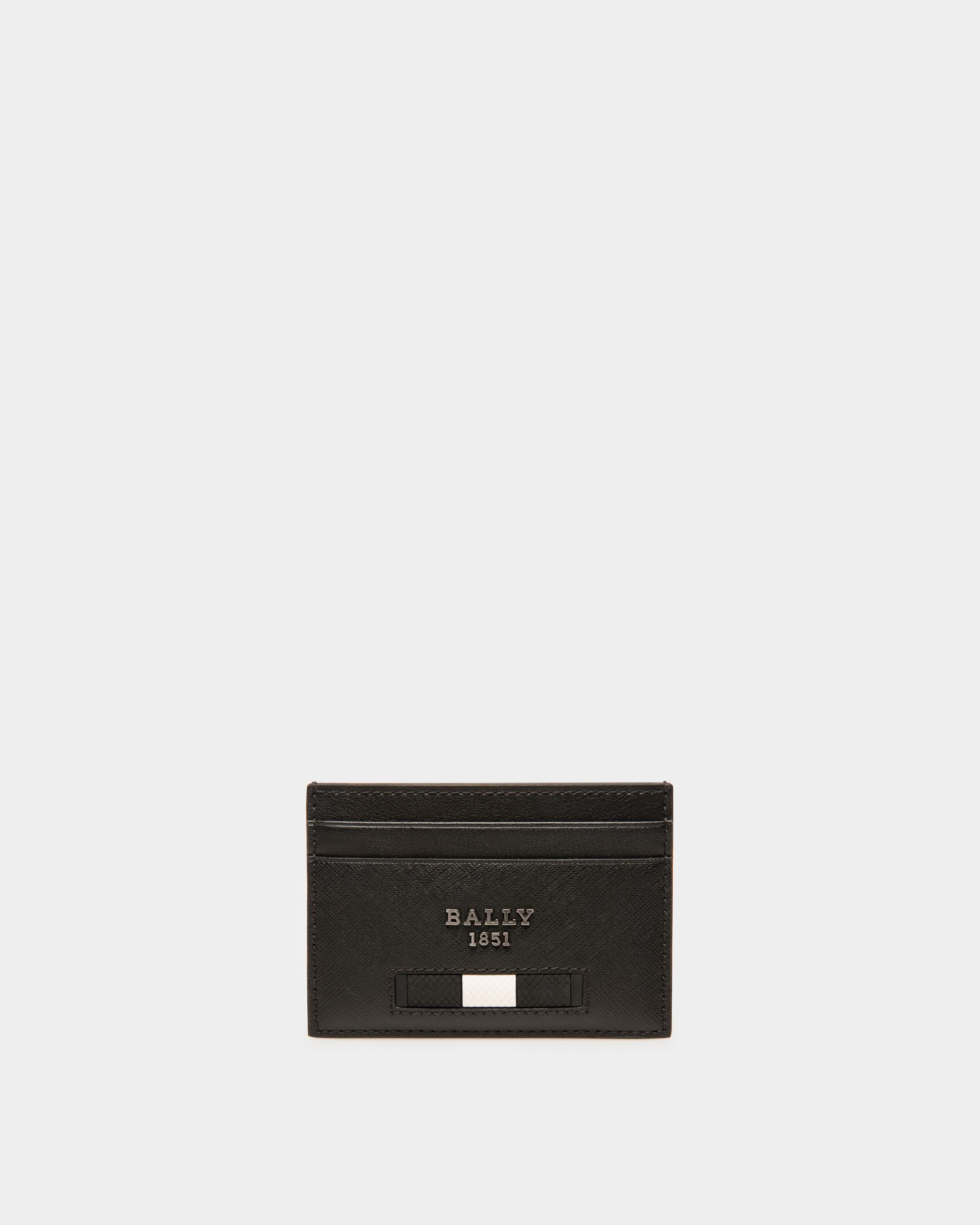 Bhar Portacarte In Pelle Nera - Uomo - Bally - 01