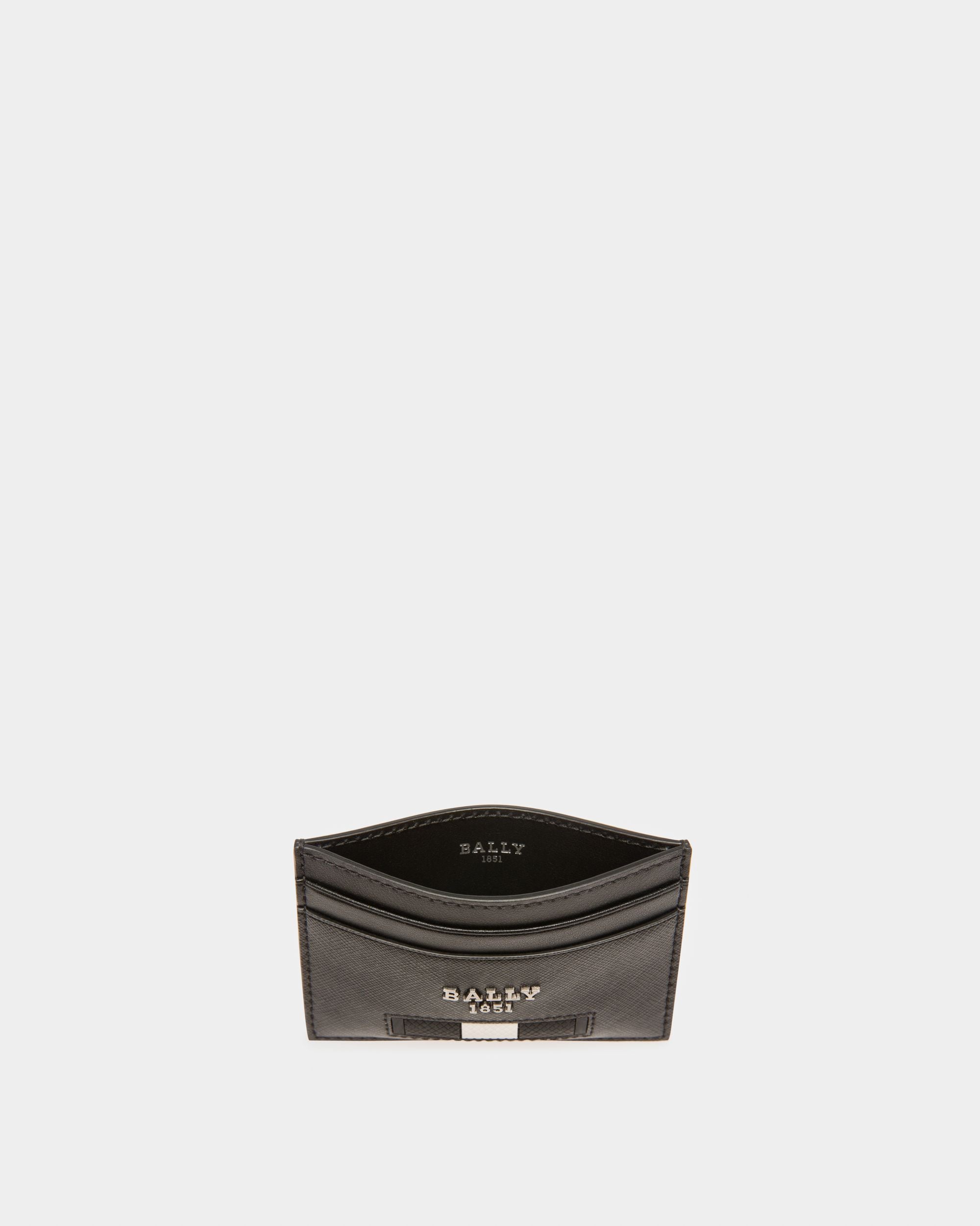 Bhar Portacarte In Pelle Nera - Uomo - Bally - 03