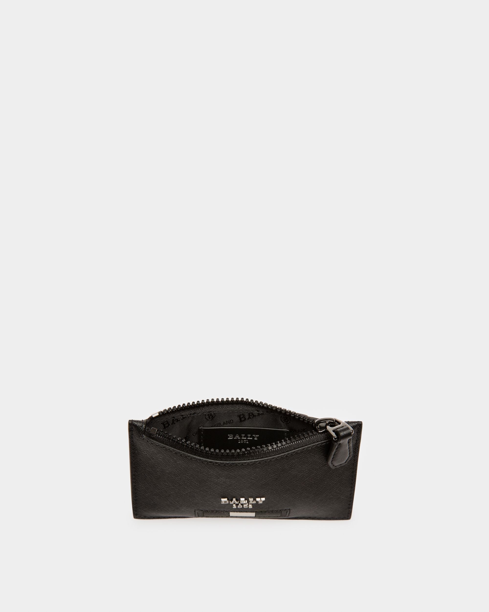 Babe Portatessere In Pelle Nera Riciclata - Uomo - Bally - 03