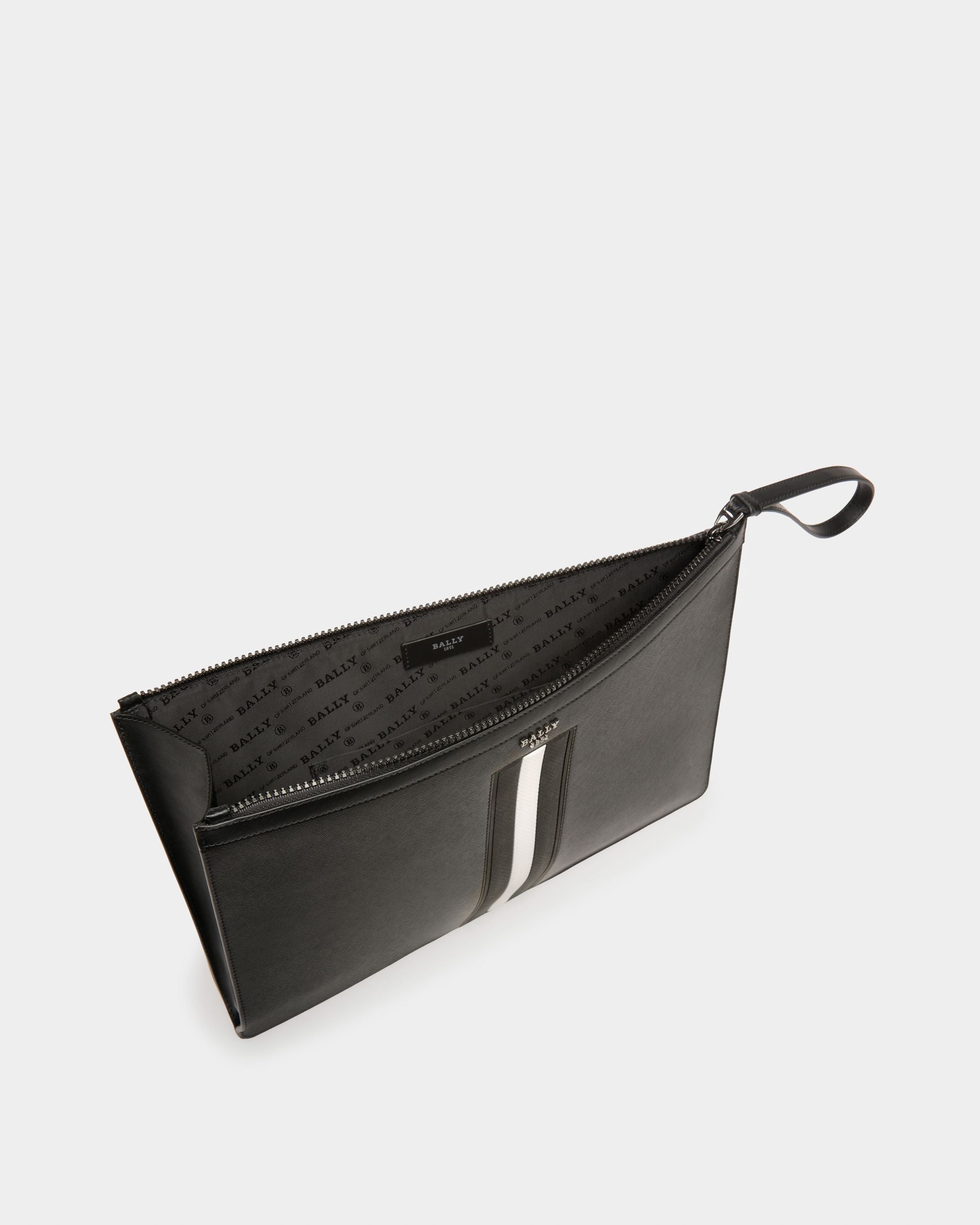 Bollis Marsupio In Pelle Riciclata Nera - Uomo - Bally - 03