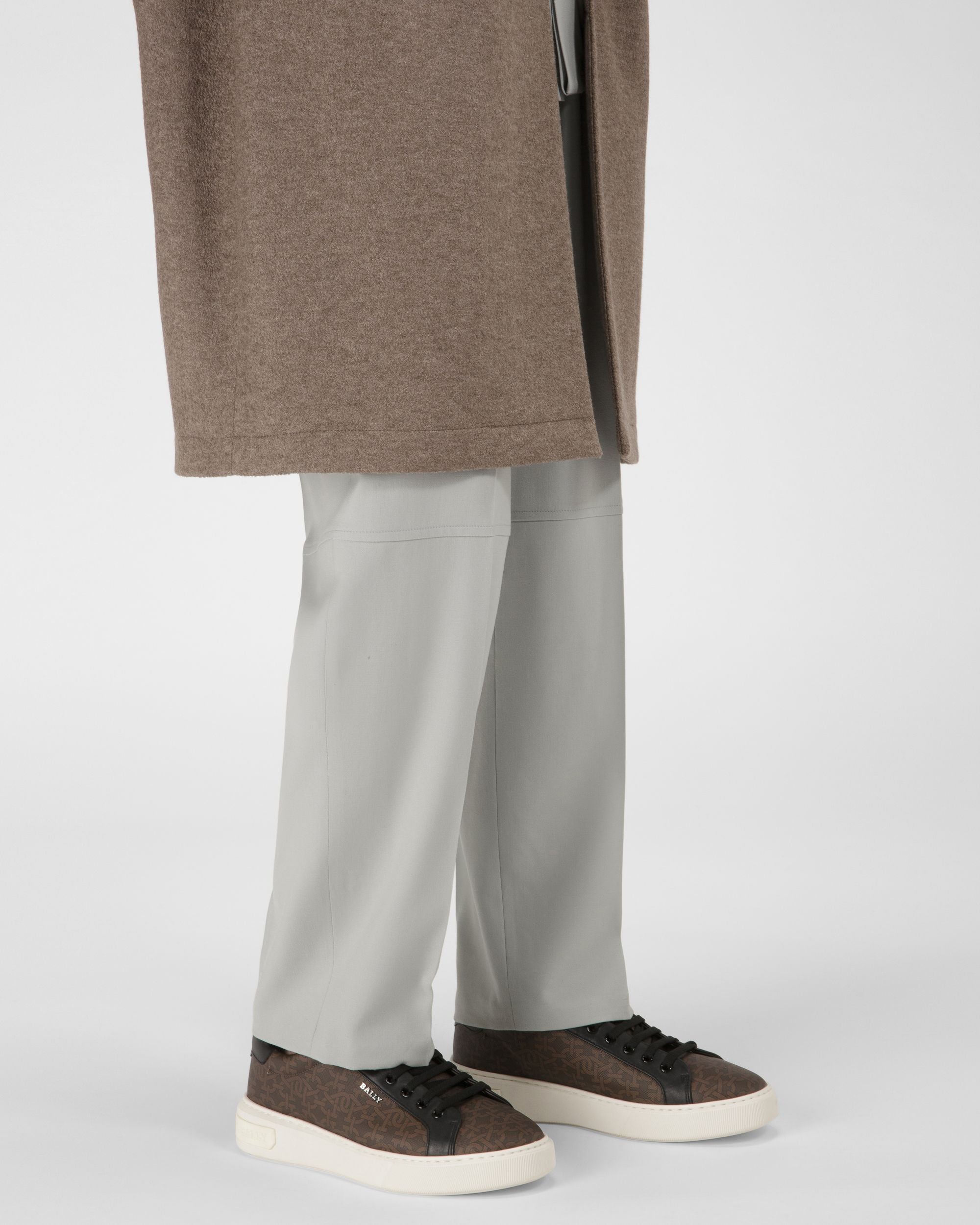 Miky Sneakers In Tessuto Rivestito Marrone - Uomo - Bally - 02