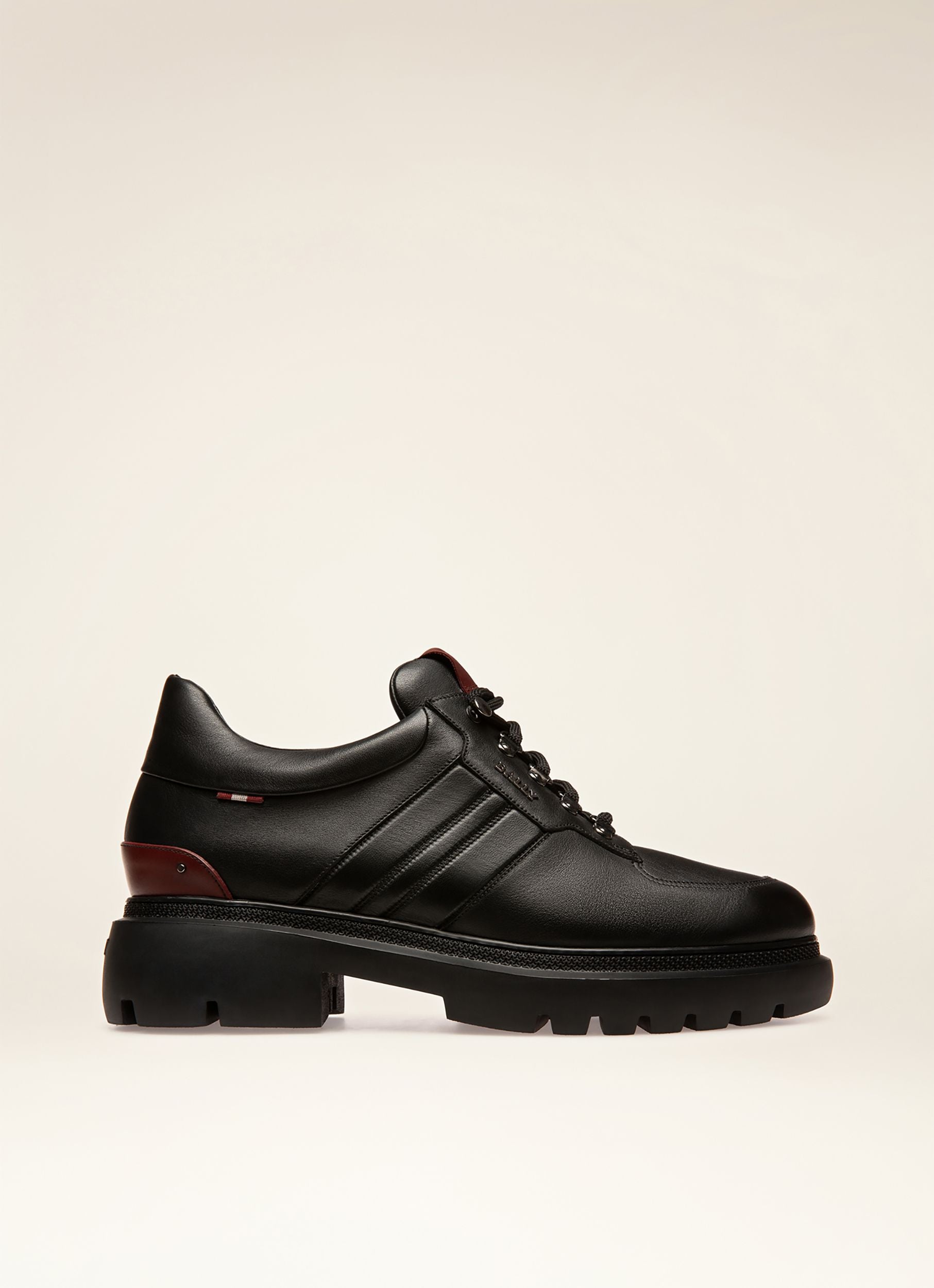 Valnis Derby In Pelle Nera - Uomo - Bally - 01