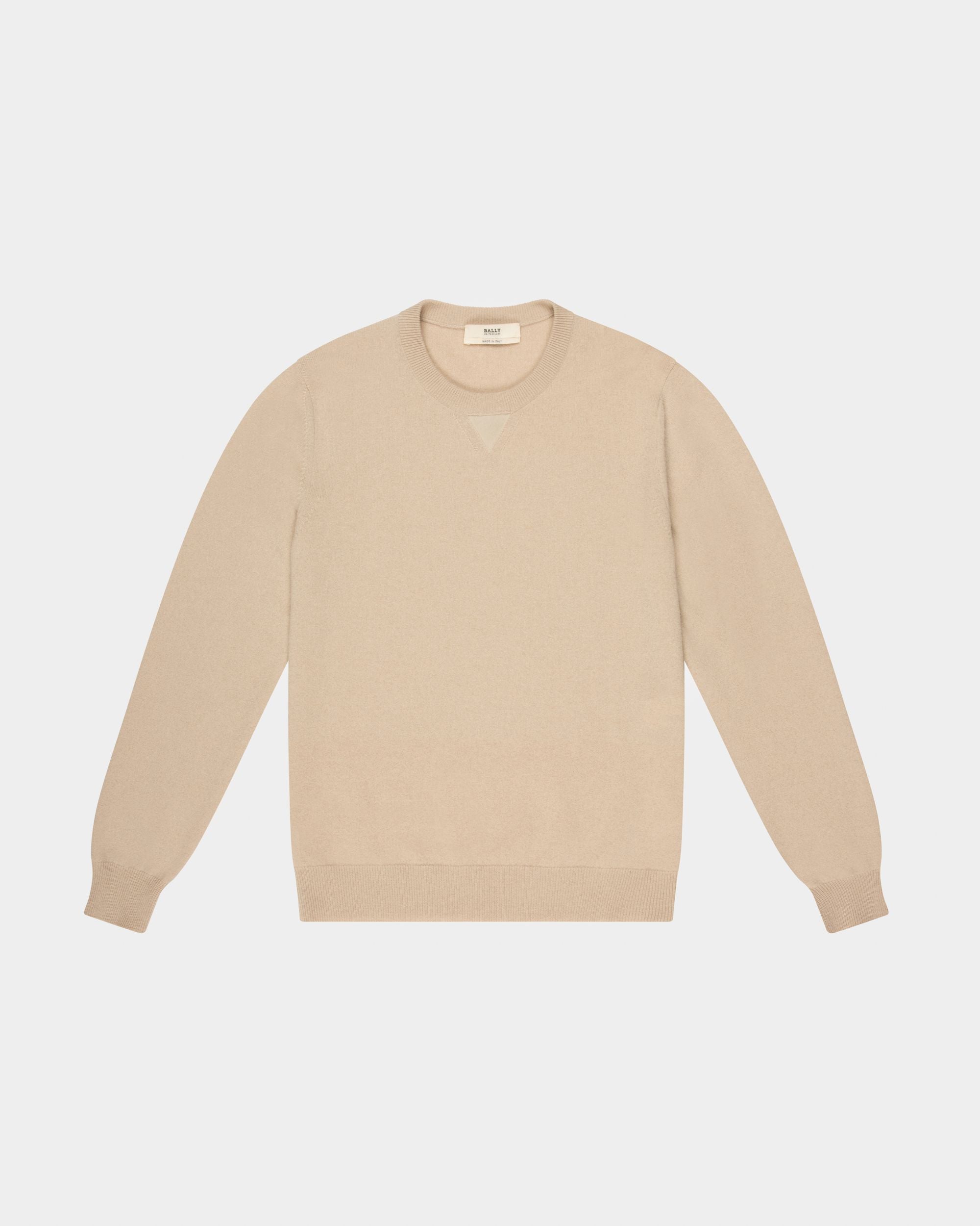 Pullover In Cashmere Colore Naturale - Uomo - Bally - 01