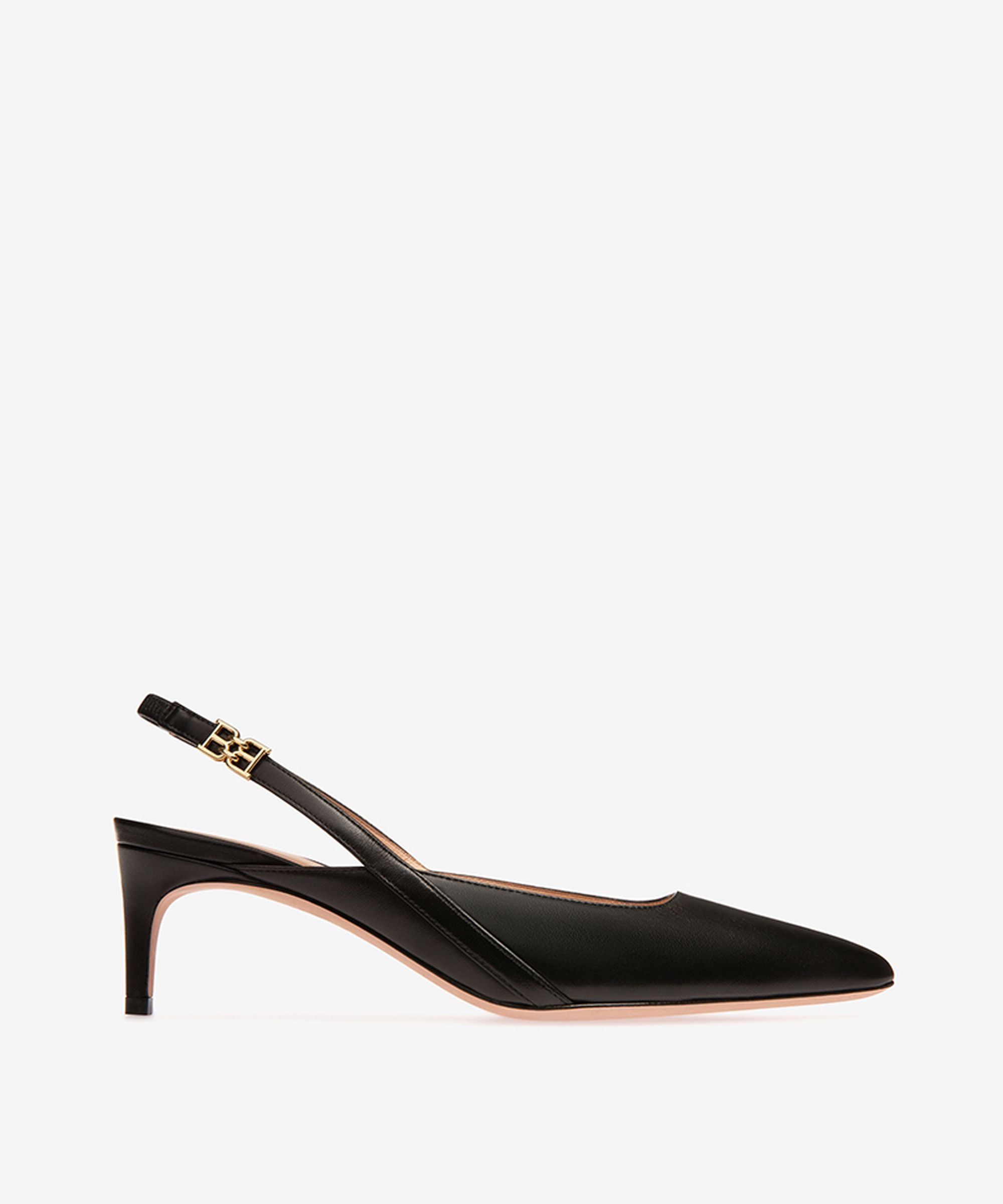 Edeline Décolleté Con Cinturino In Pelle Nera - Donna - Bally - 01