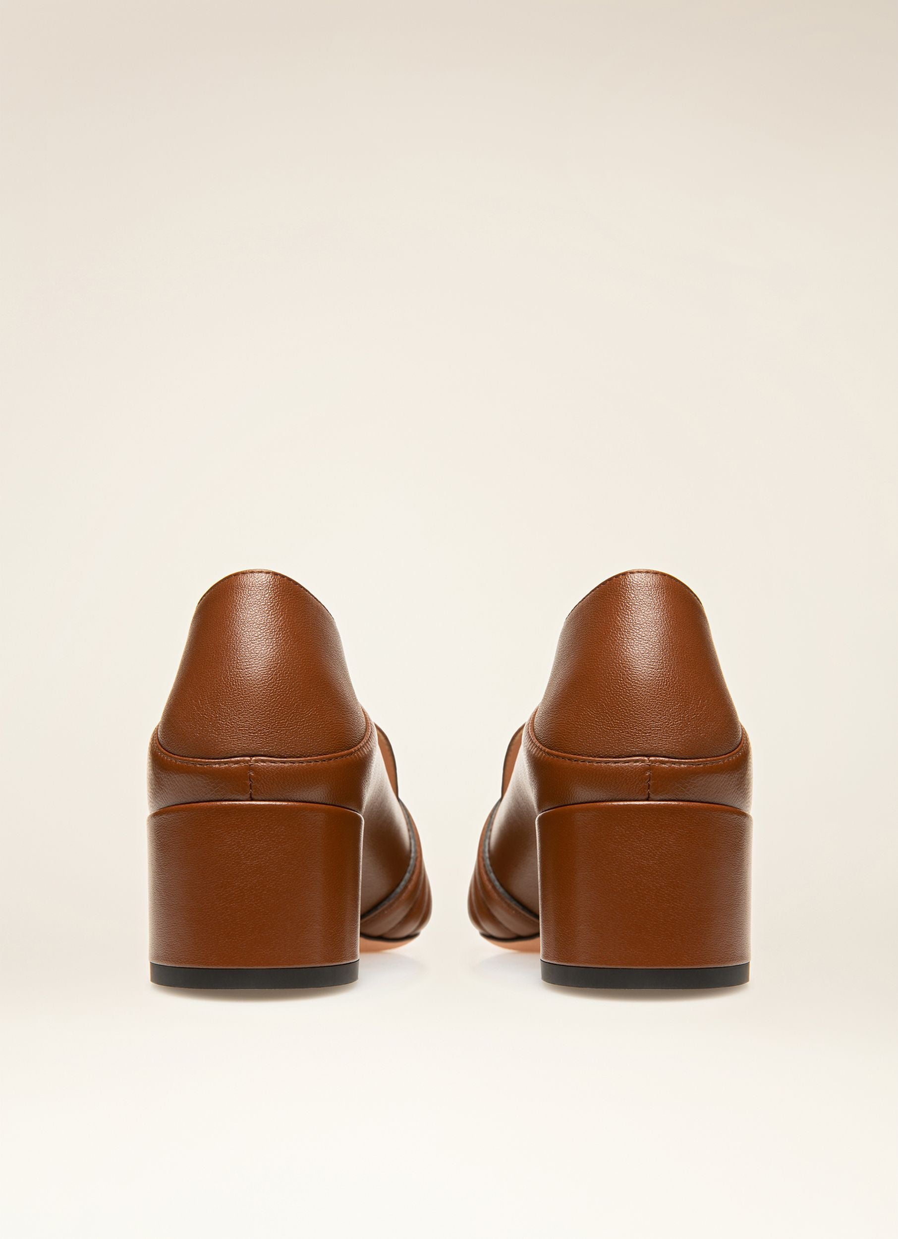 Janelle Décolleté In Pelle Marrone - Donna - Bally - 03