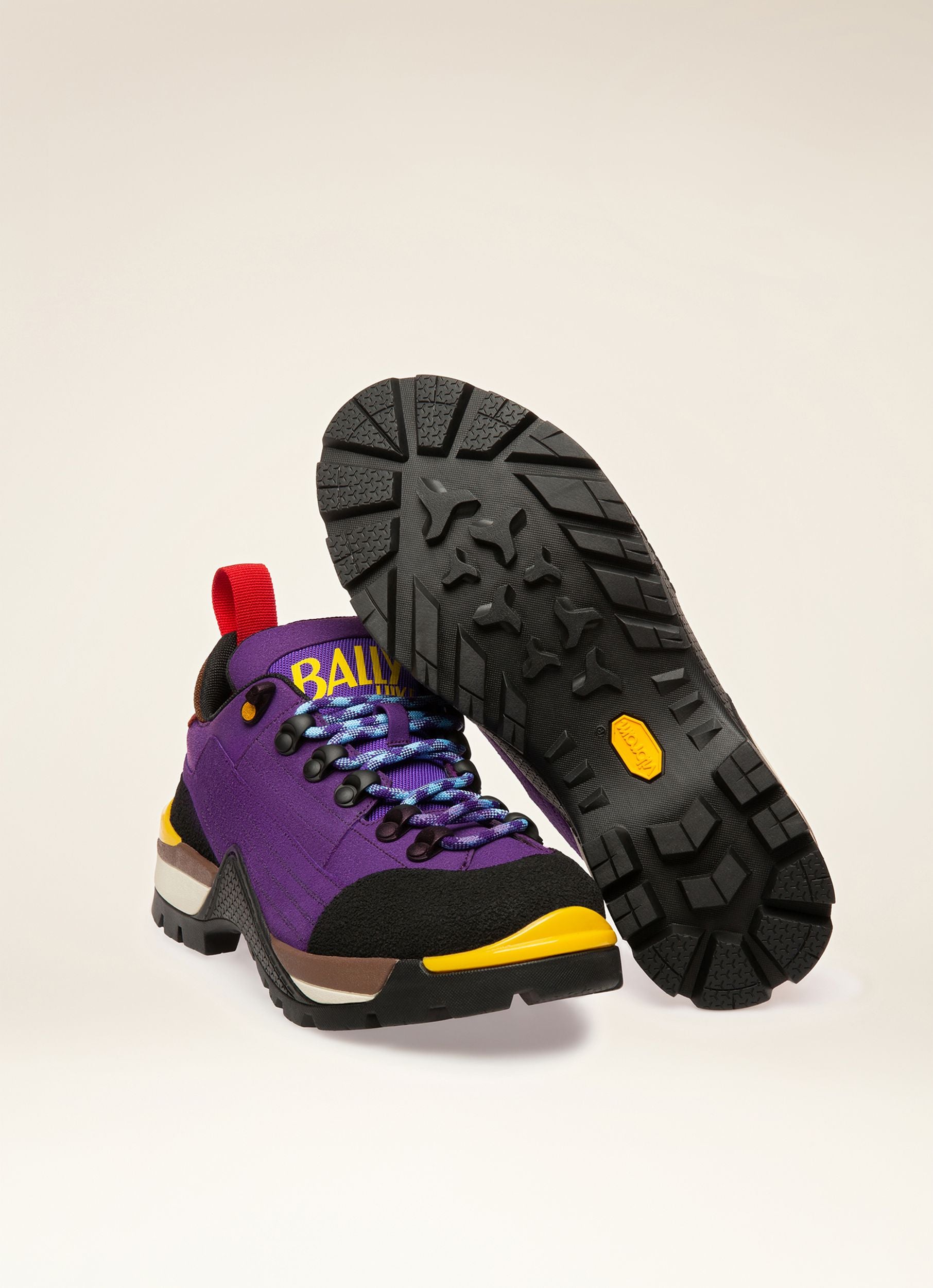 Bally Hike 2 Scarpe Da Trekking In Pelle Scamosciata Viola - Donna - Bally - 07