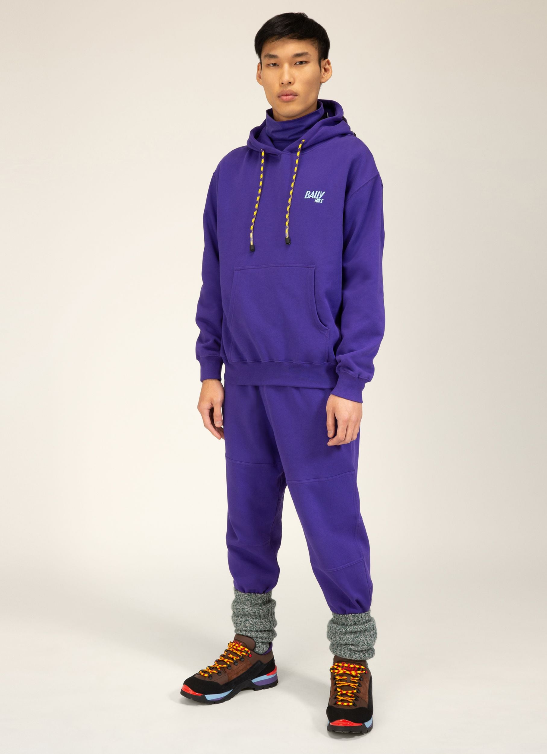 Bally Hike 6 Felpa In Cotone Biologico Viola - Uomo - Bally - 05