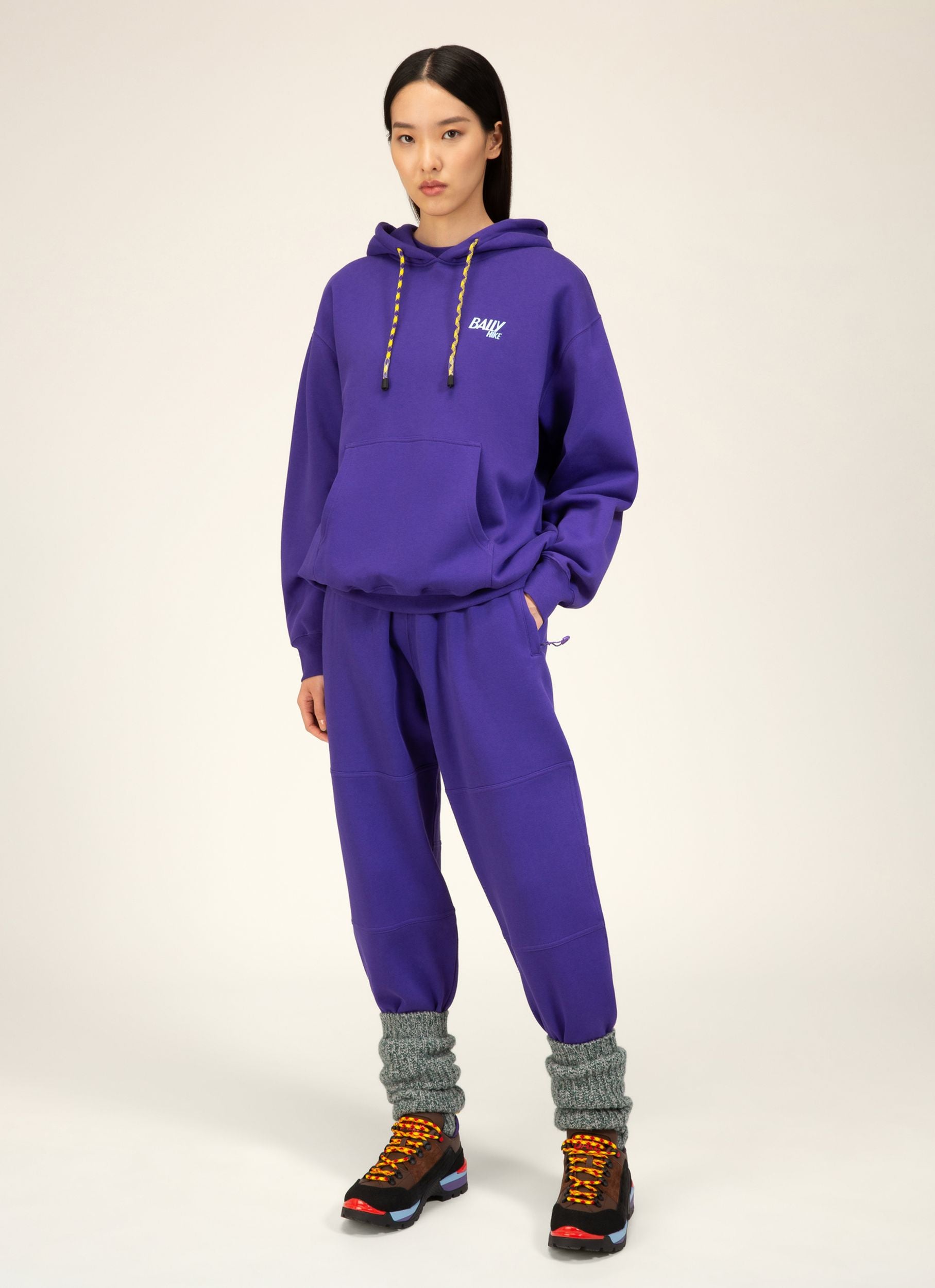 Bally Hike 6 Felpa In Cotone Biologico Viola - Donna - Bally - 05