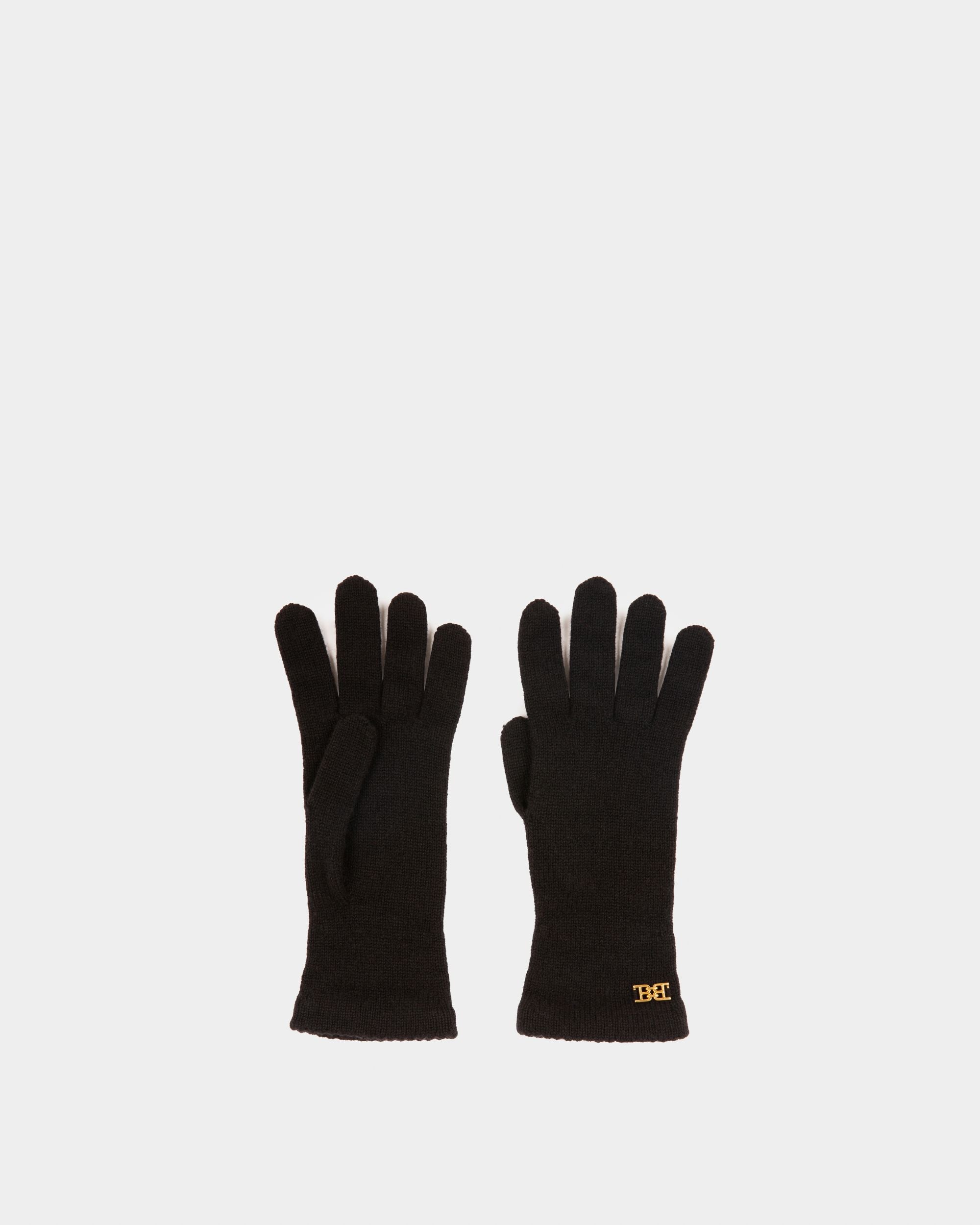 Set Di Accessori Invernali In Cashmere Nero - Donna - Bally - 04