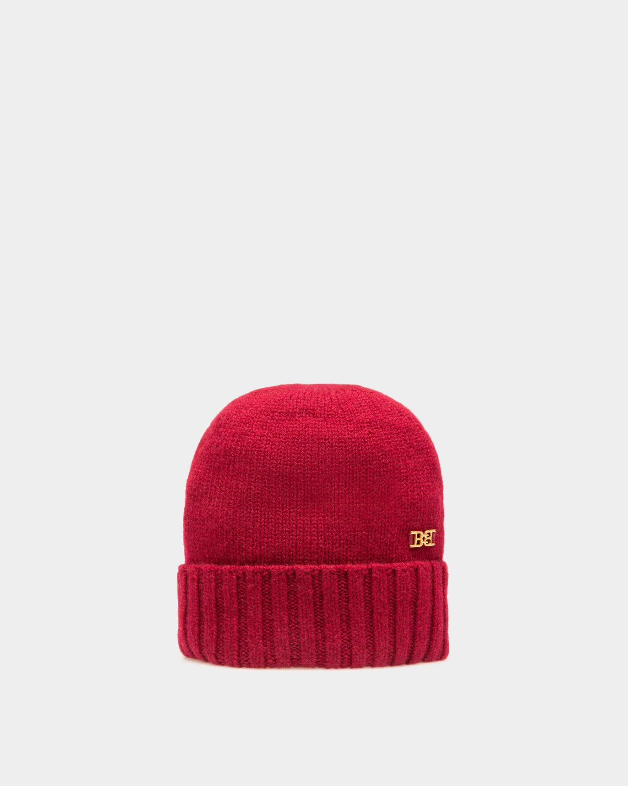 Set Di Accessori Invernali In Cashmere Heritage Red - Donna - Bally - 02