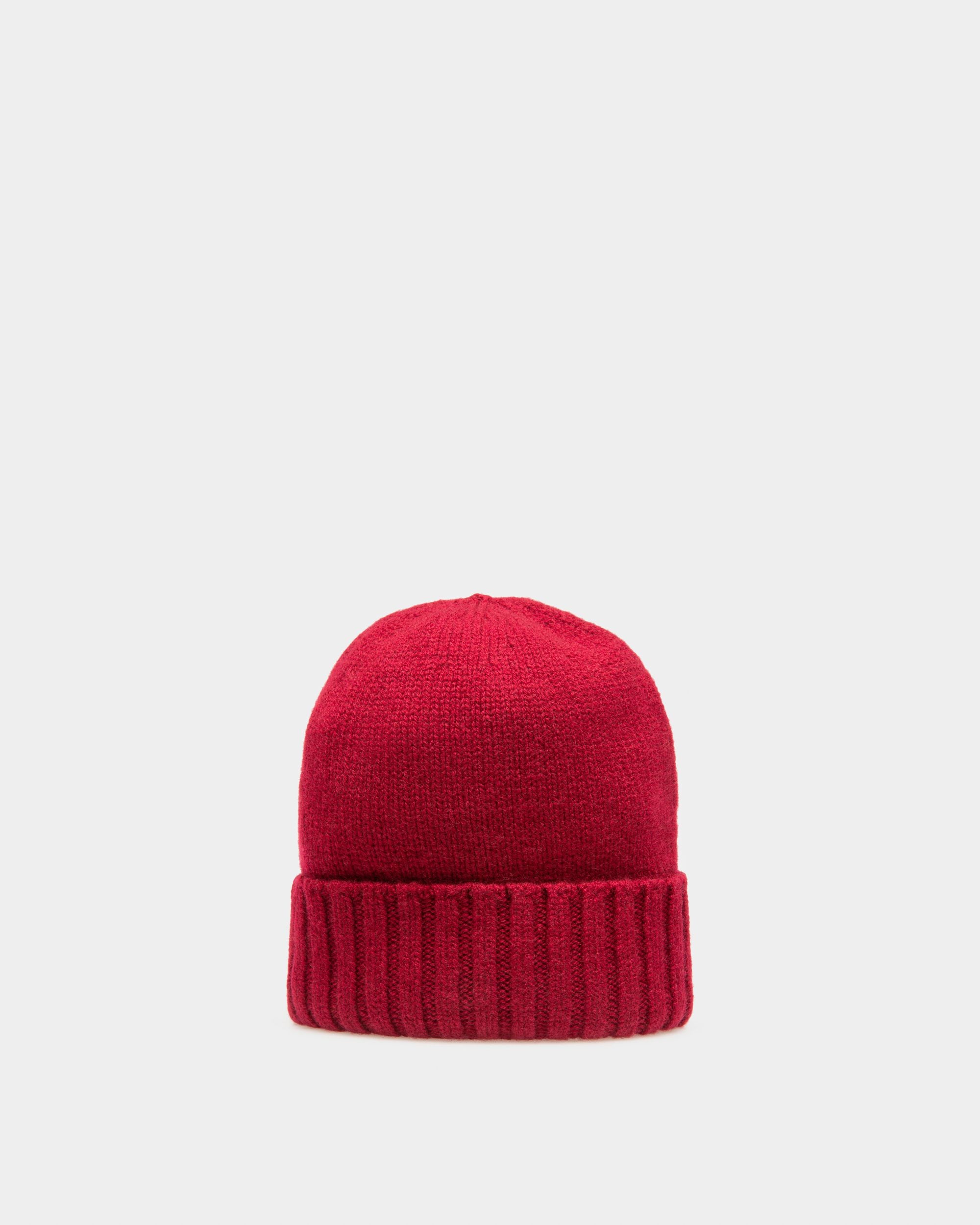 Set Di Accessori Invernali In Cashmere Heritage Red - Donna - Bally - 03