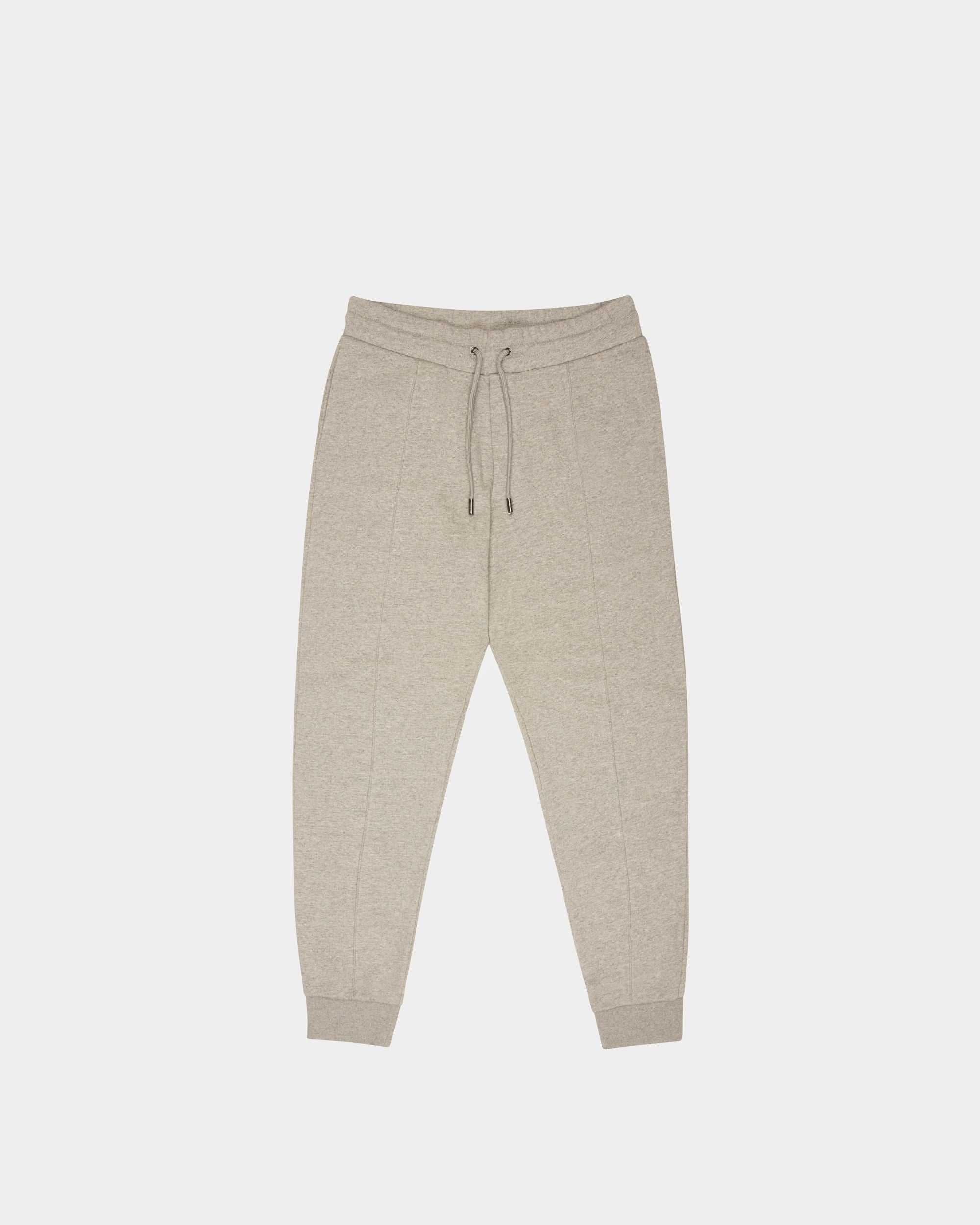 Pantaloni Tuta Con Logo In Cotone Colore Grigio - Uomo - Bally - 01