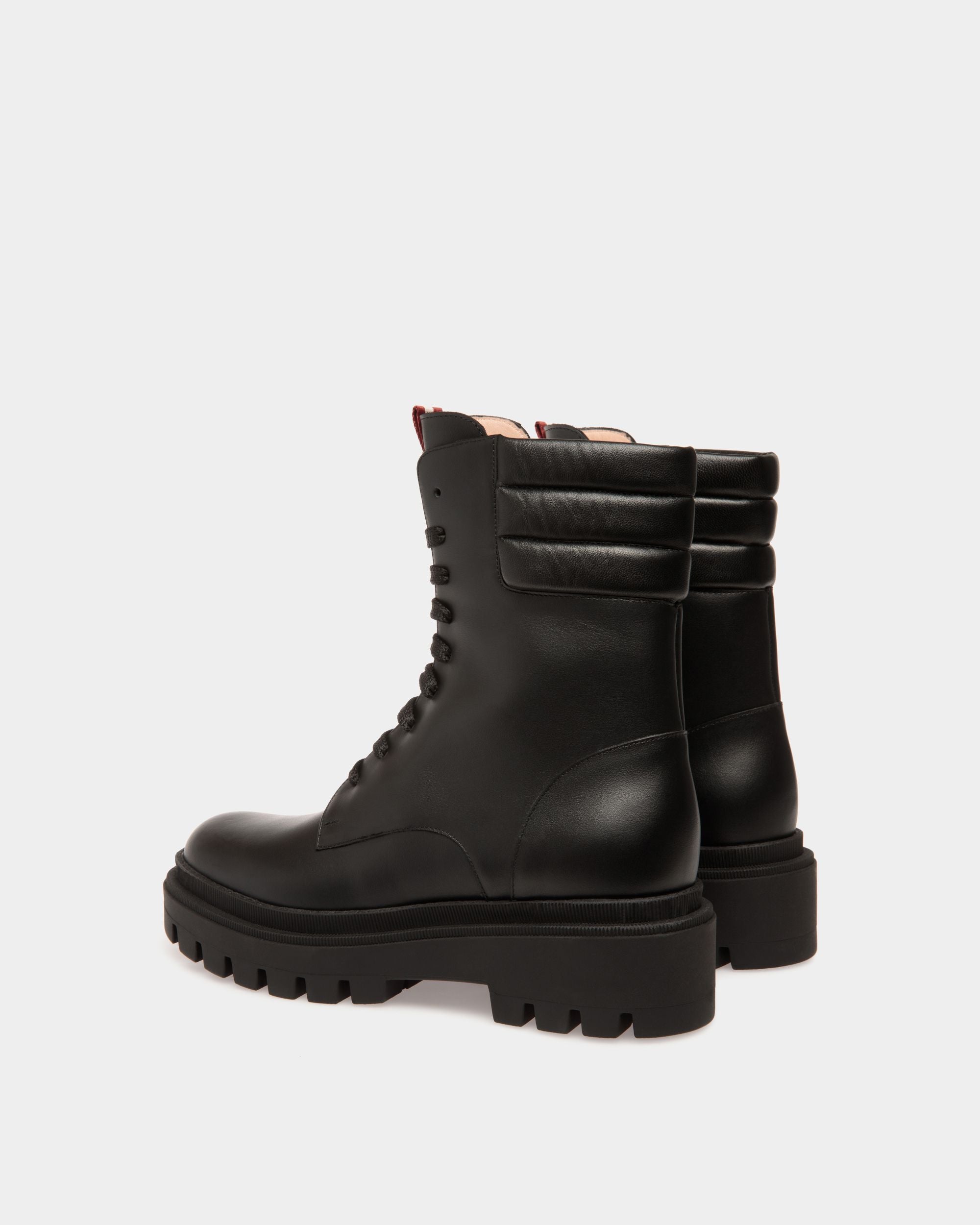 Booties In Black Leather - Donna - Bally - 03