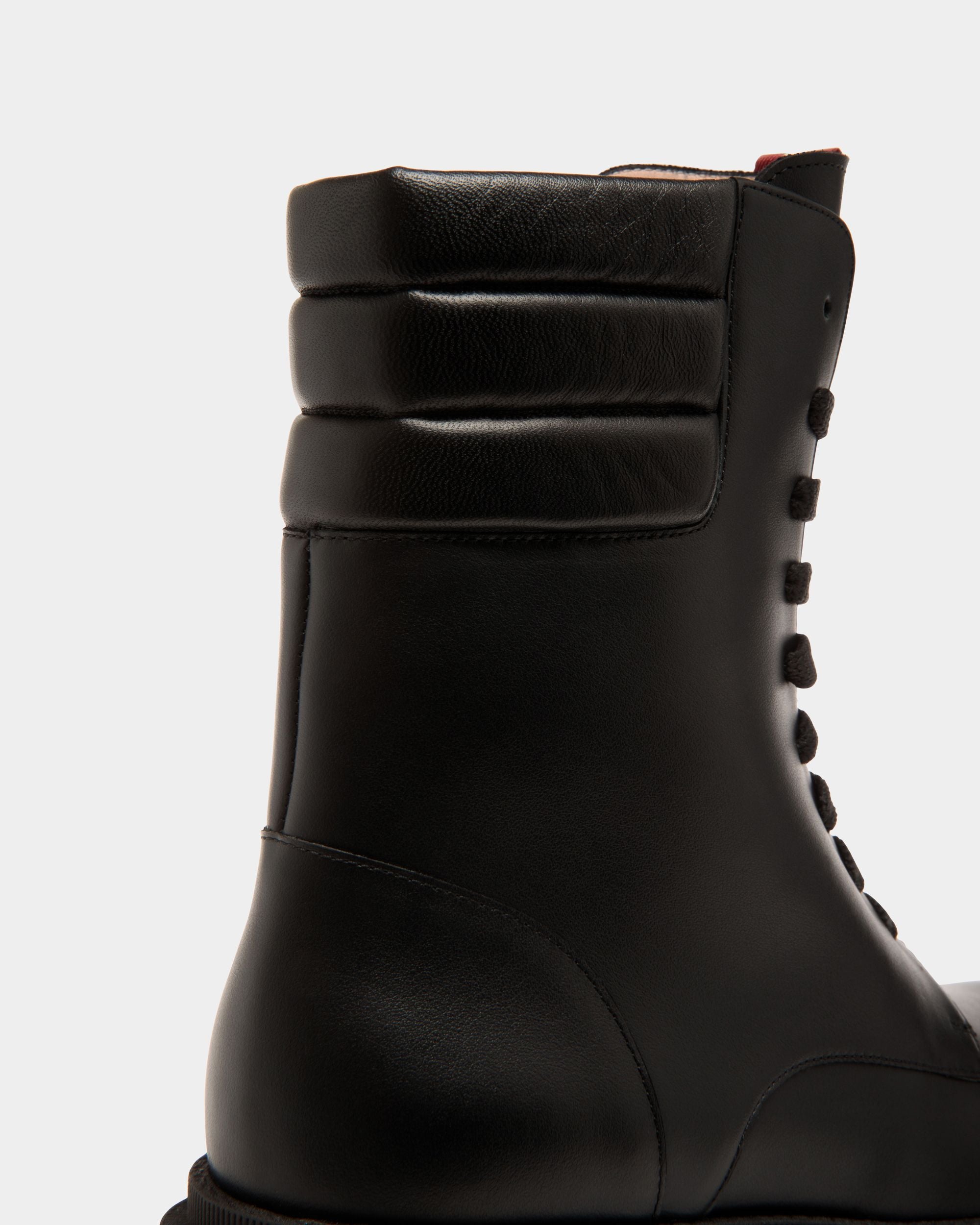 Booties In Black Leather - Donna - Bally - 05