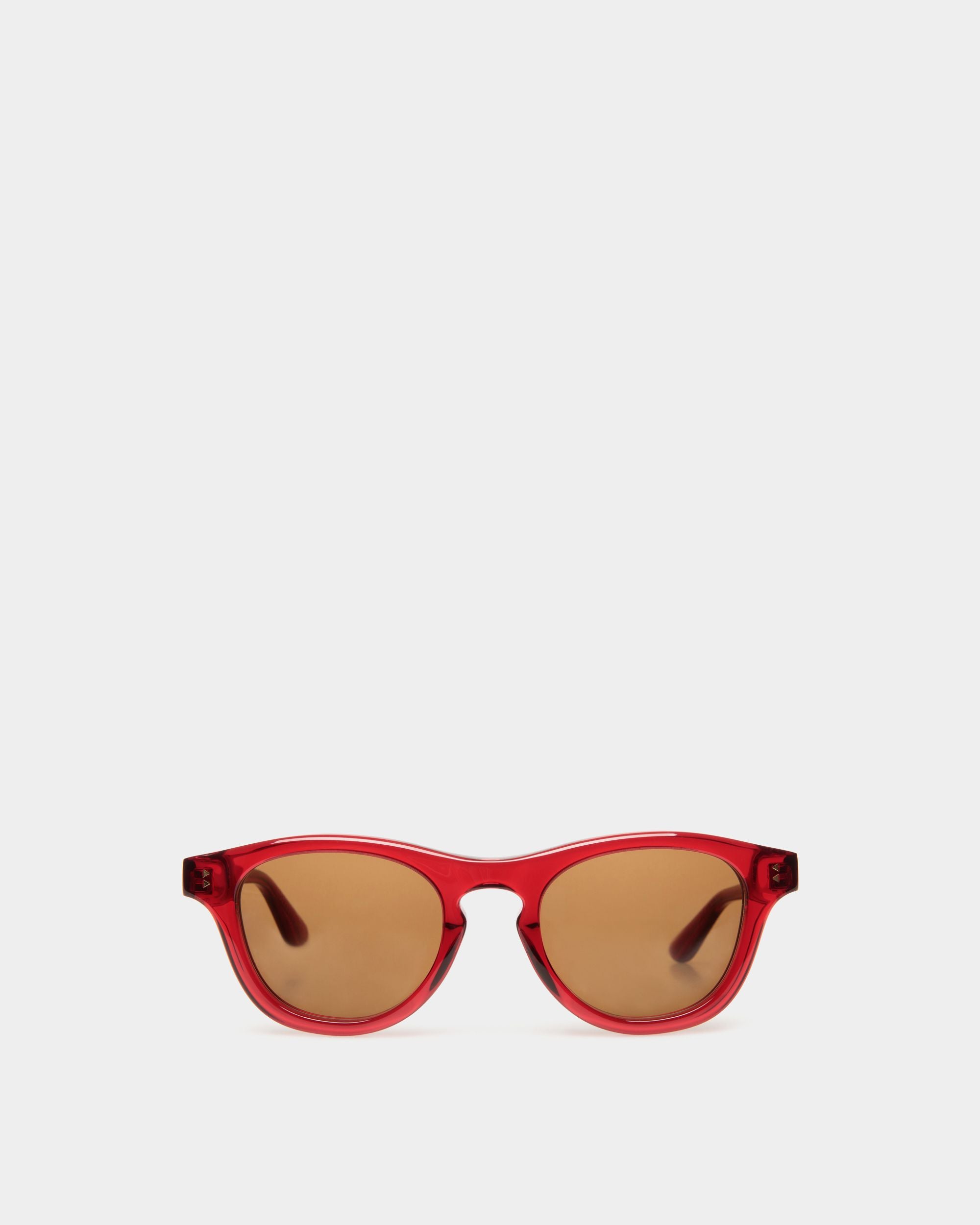 Occhiali Da Sole Dieter In Acetato Rosso - Other - Bally - 01