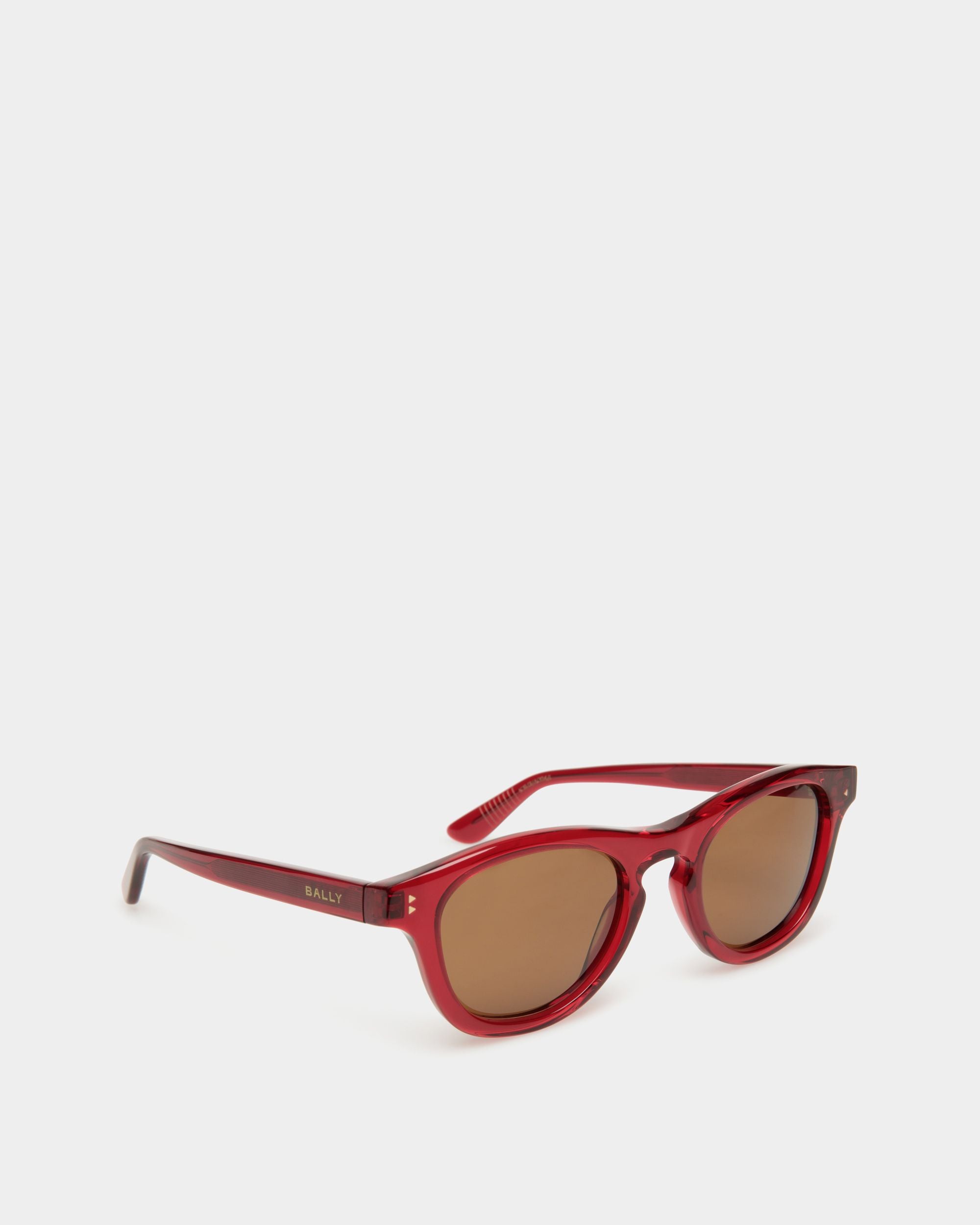 Occhiali Da Sole Dieter In Acetato Rosso - Other - Bally - 02