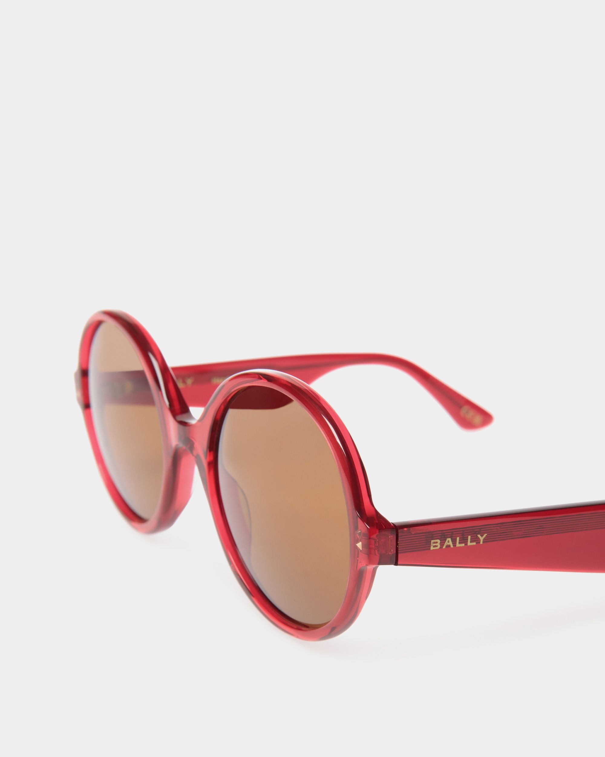 Occhiali Da Sole Ursula In Acetato Rosso - Donna - Bally - 04